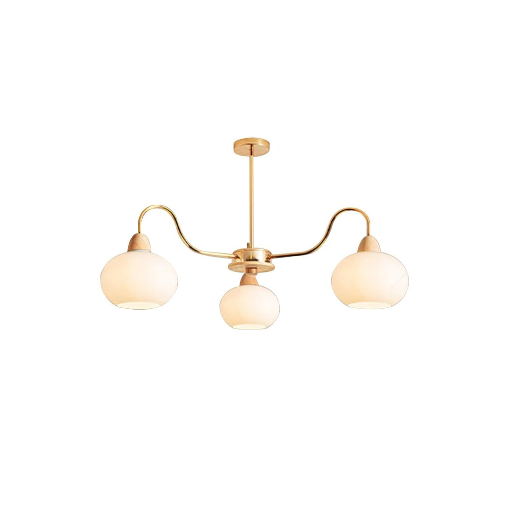 Glass Persimmon Chandelier - DEPRIMO