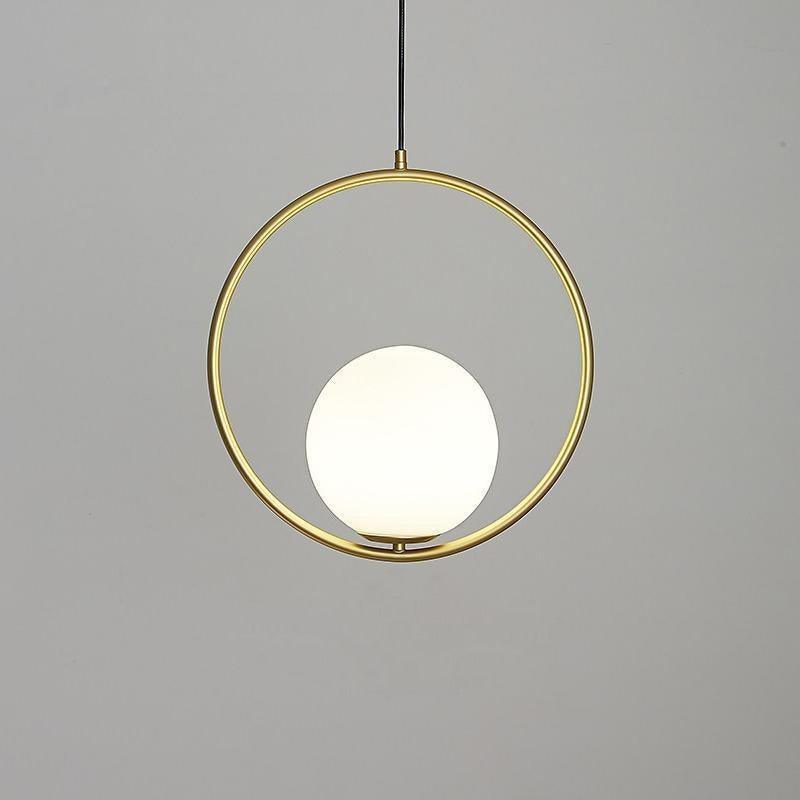 Mila Brass Pendant Swag Light - DEPRIMO