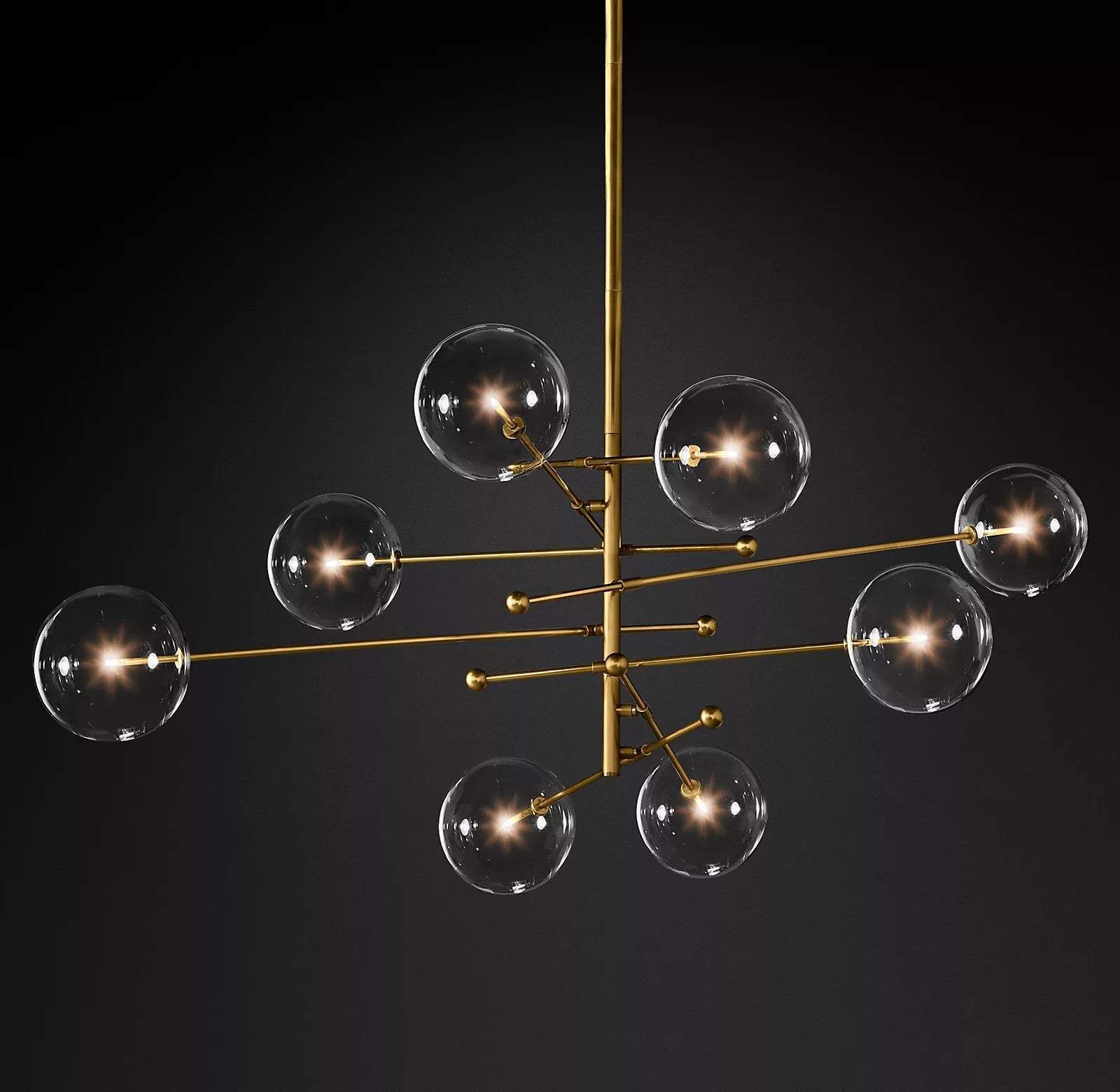 Glass Globe Mobile Chandelier - DEPRIMO