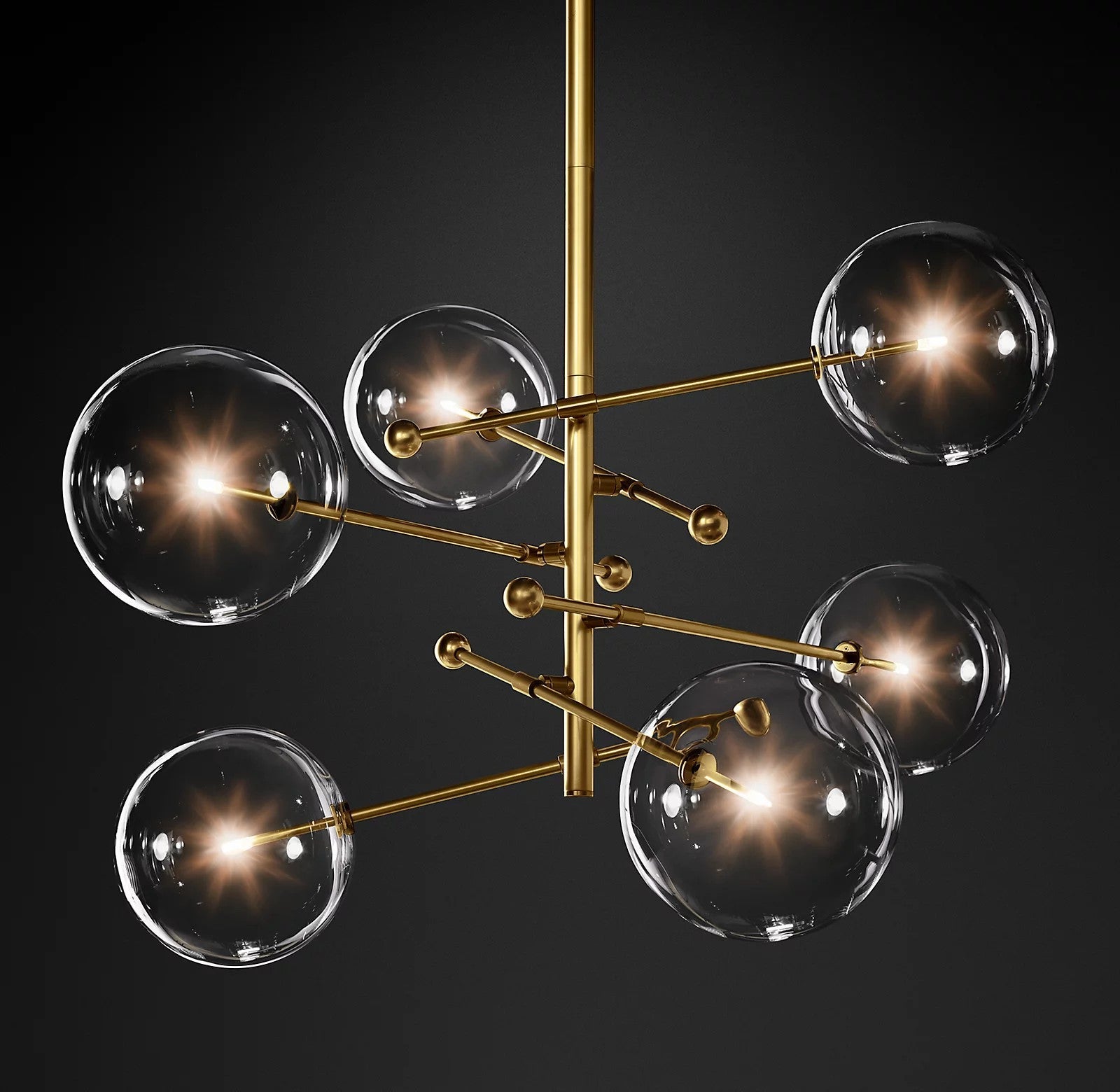 Glass Globe Mobile Chandelier - DEPRIMO