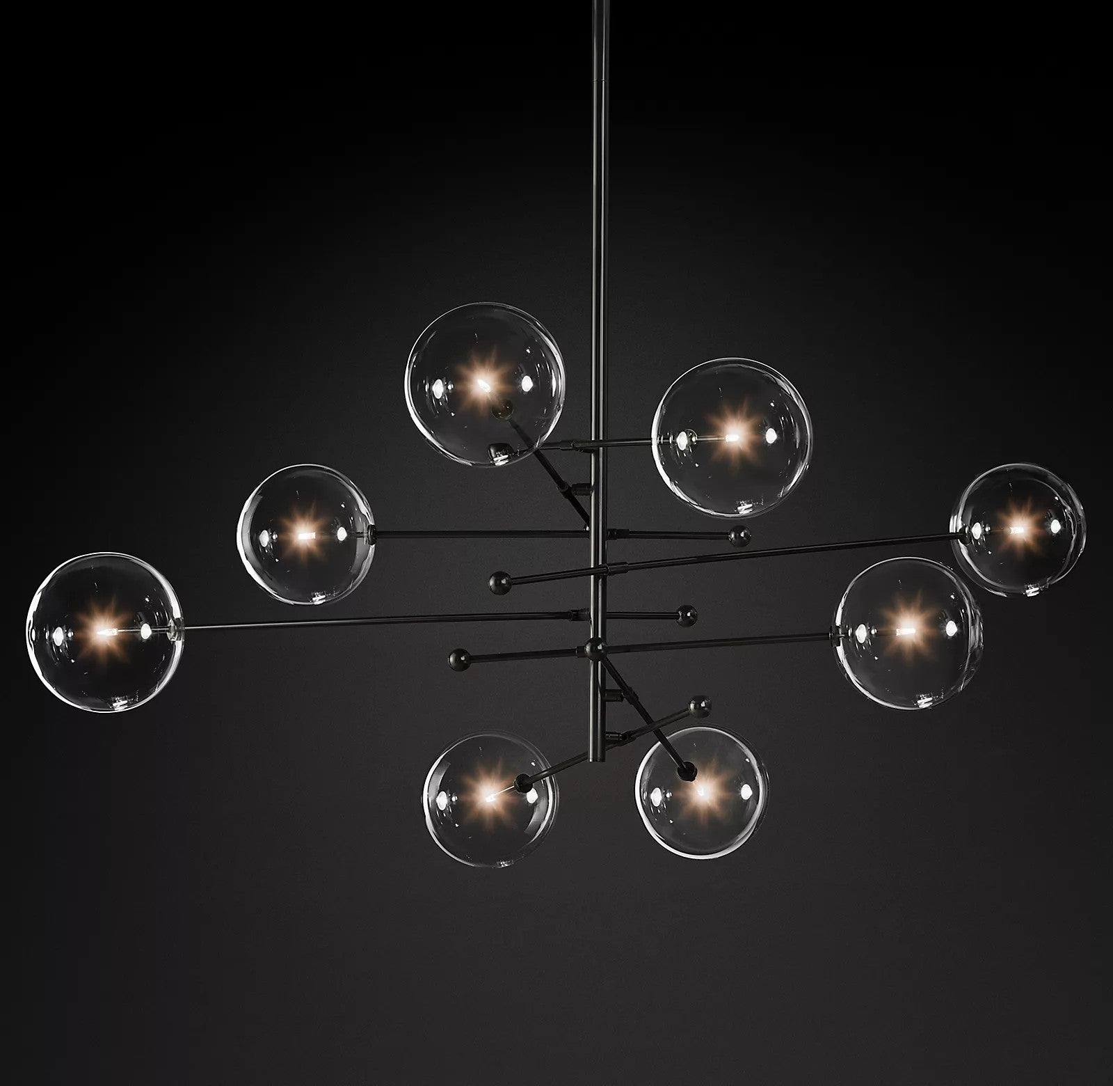 Glass Globe Mobile Chandelier - DEPRIMO