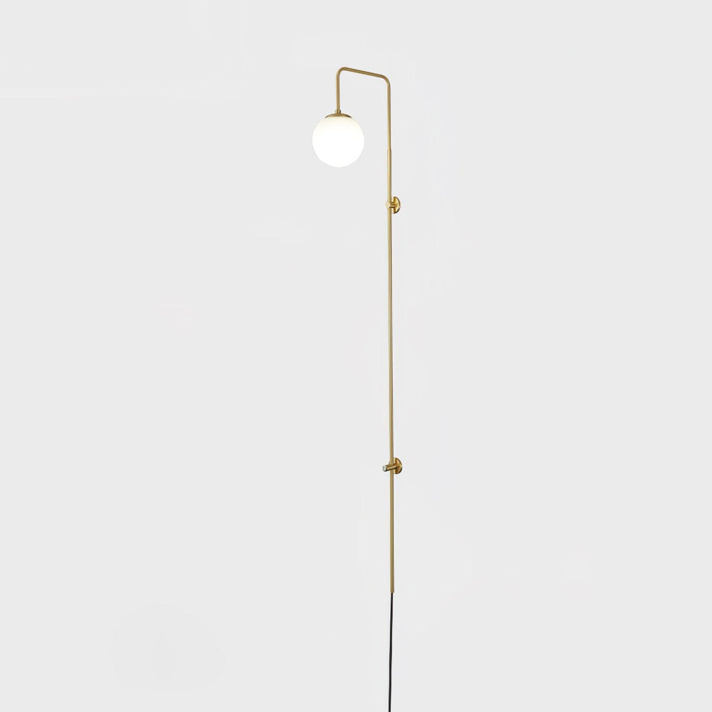 Globe Brass Wall Sconce - Vakkerlight