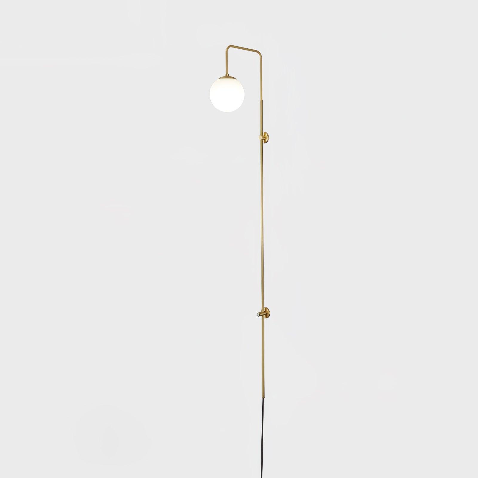 Globe Brass Wall Sconce - Vakkerlight
