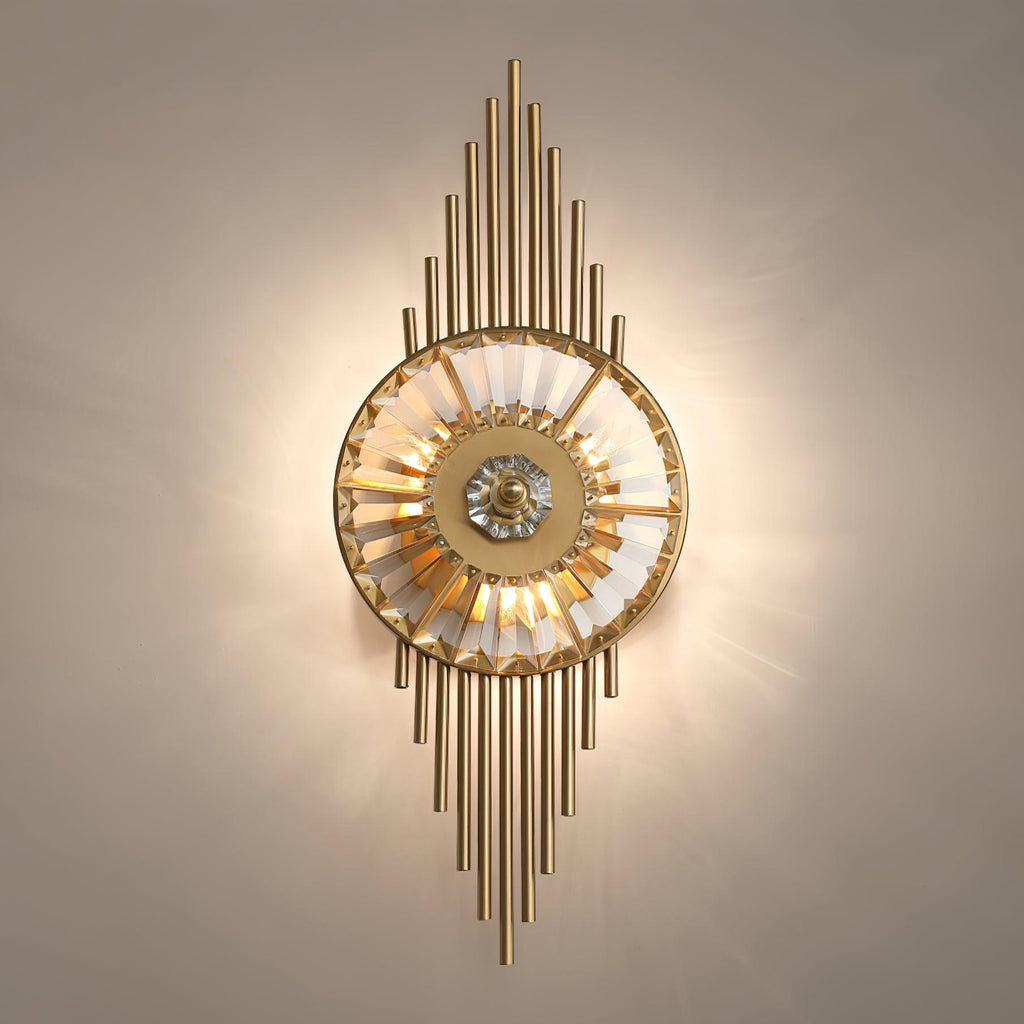 Настінний світильник Crystal Gear Gold