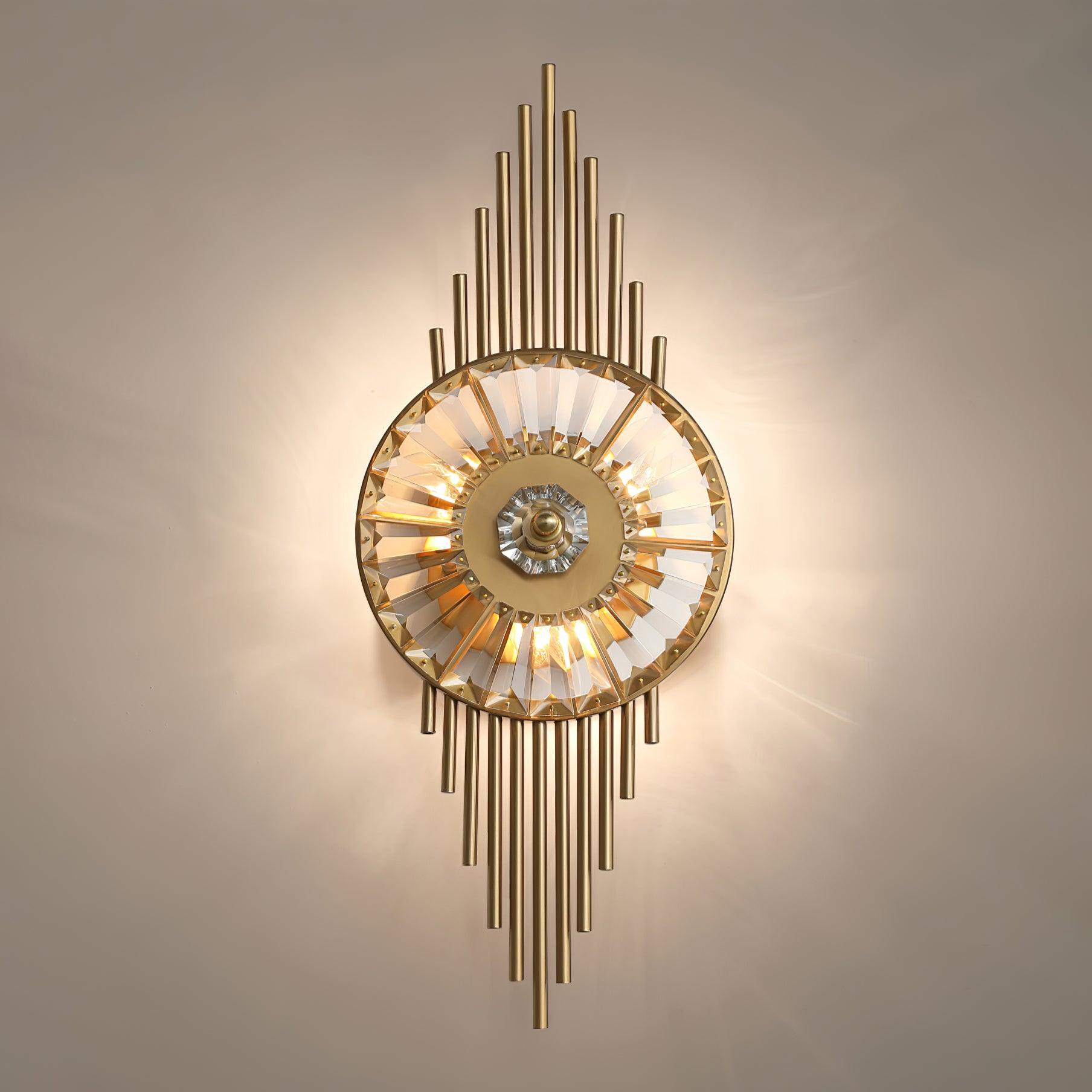 Настінний світильник Crystal Gear Gold
