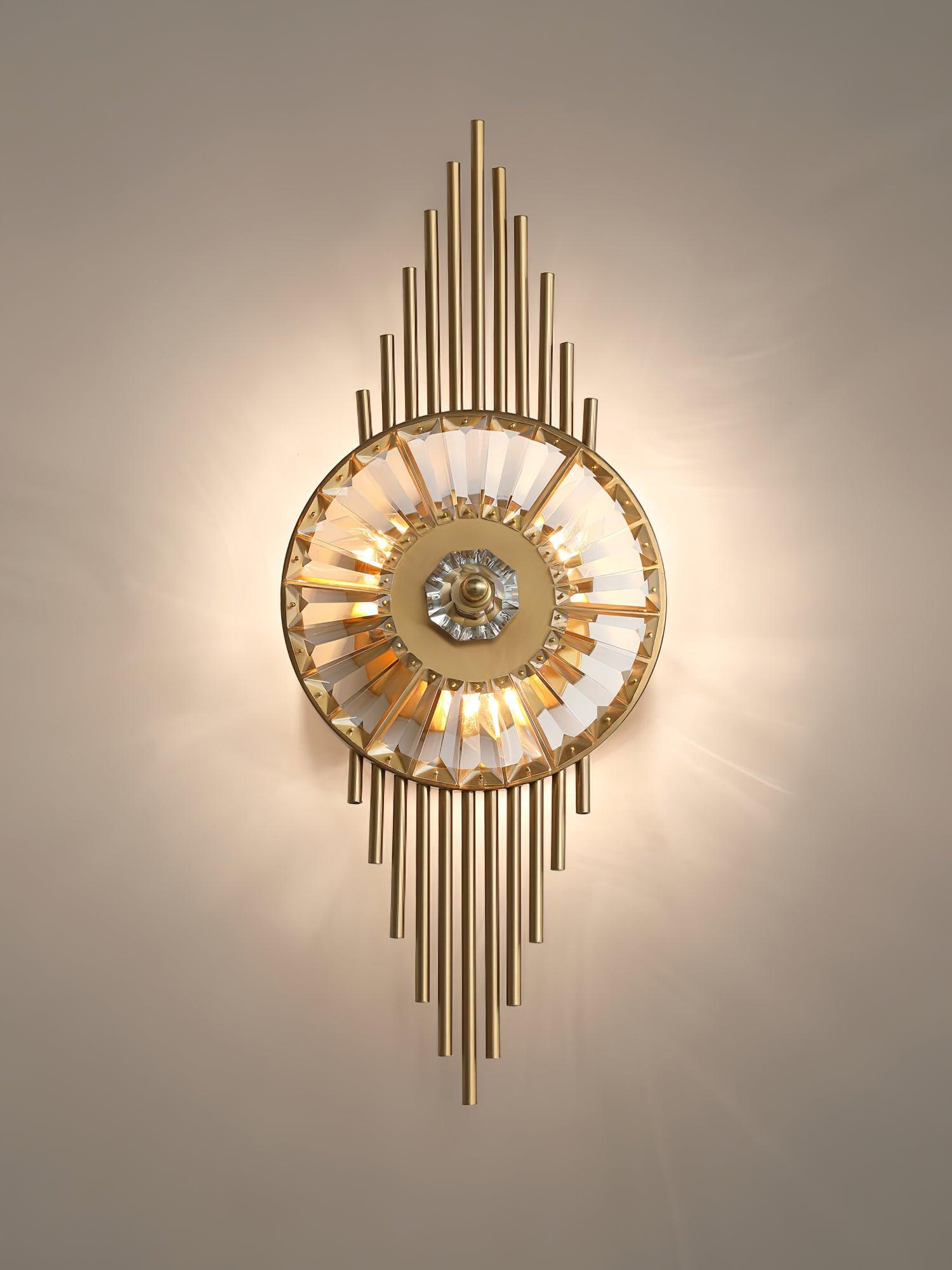 Настінний світильник Crystal Gear Gold