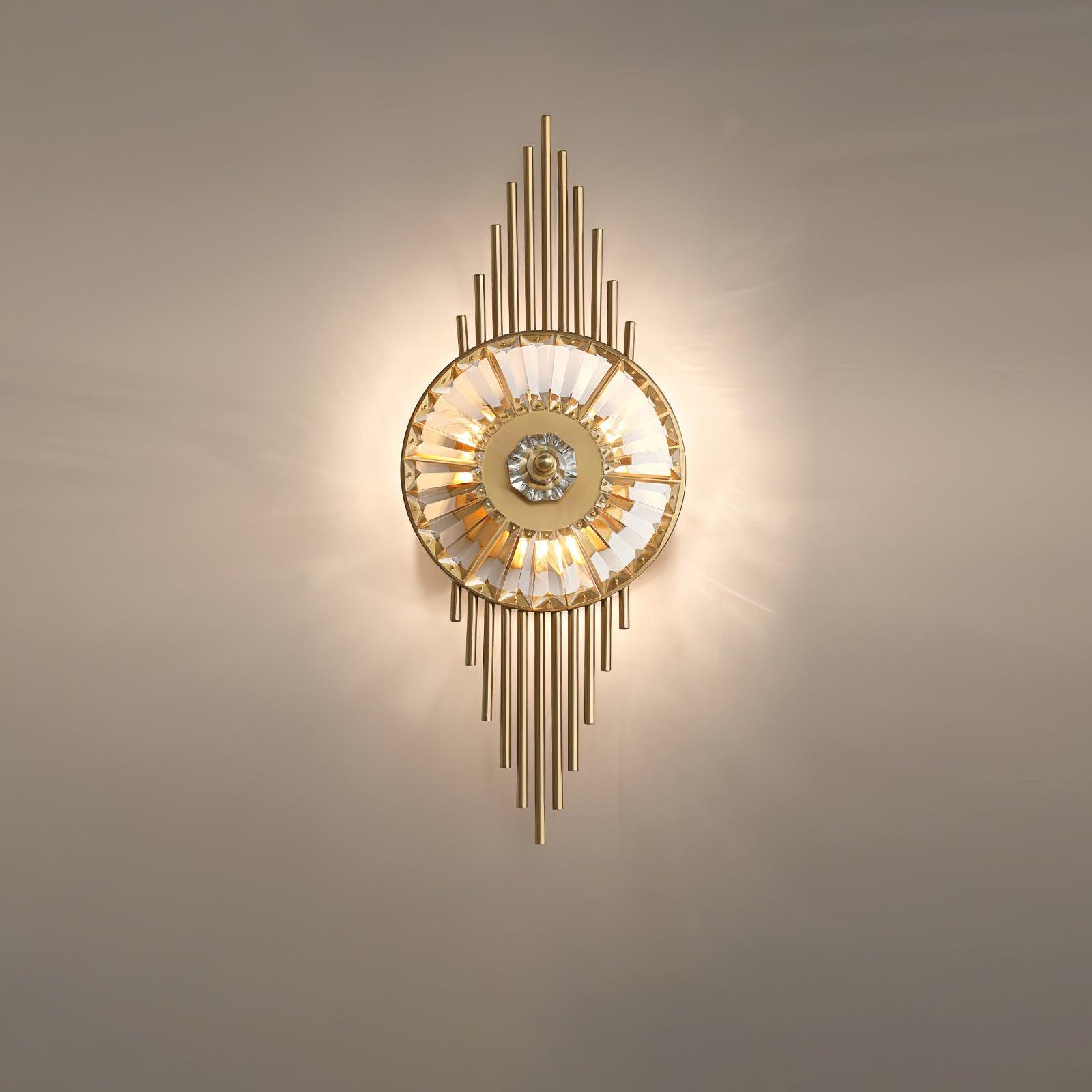 Настінний світильник Crystal Gear Gold