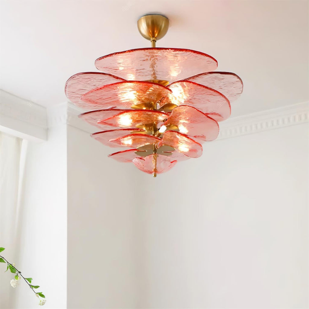 Люстра Petals Gold Murano