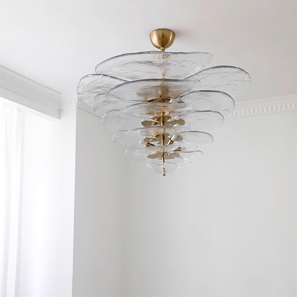 Люстра Petals Gold Murano