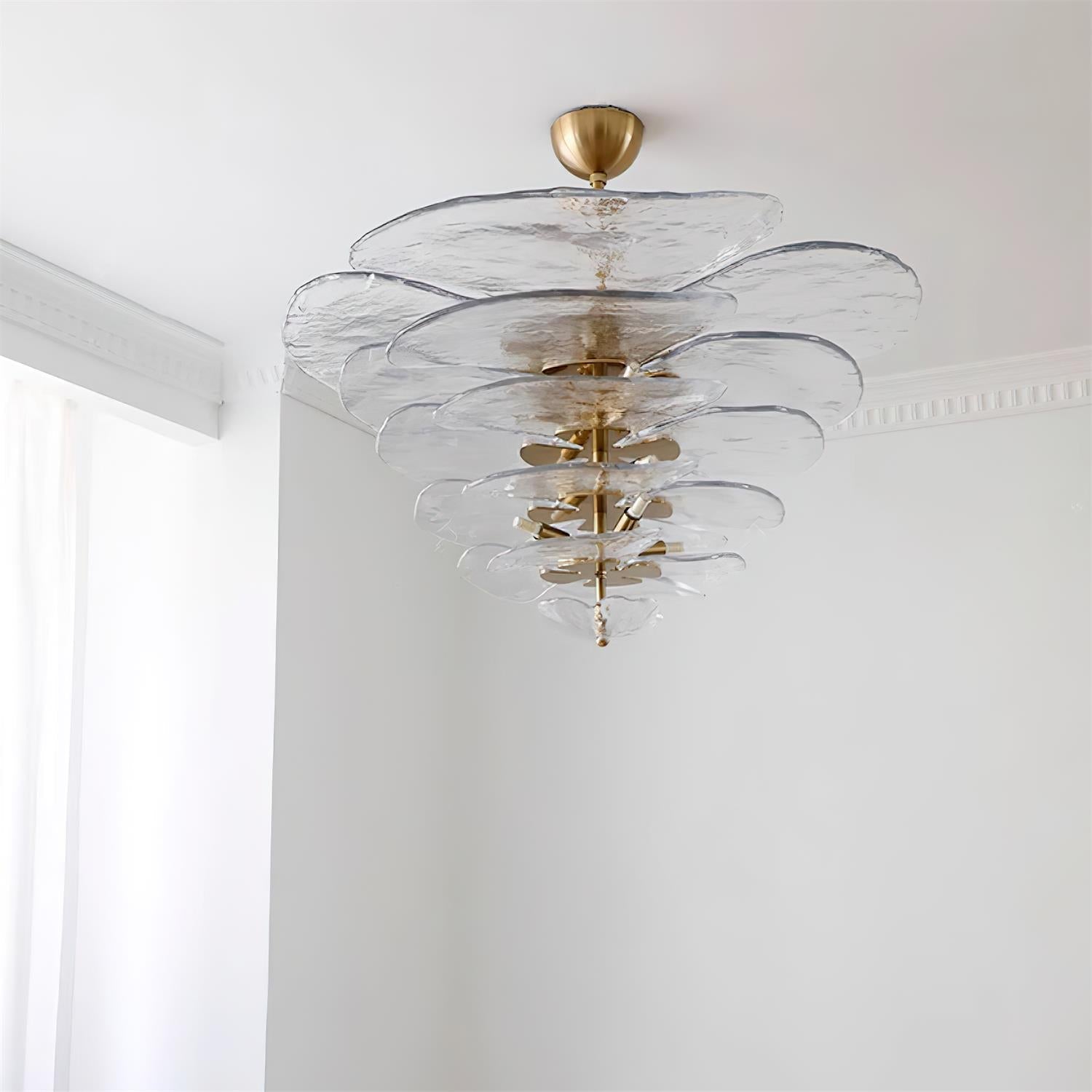 Люстра Petals Gold Murano