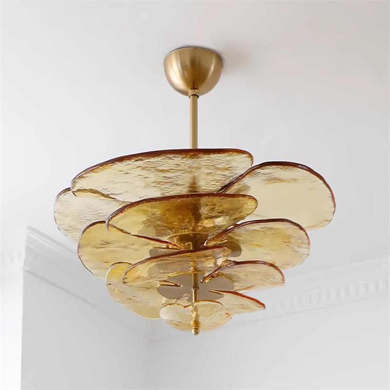 Люстра Petals Gold Murano