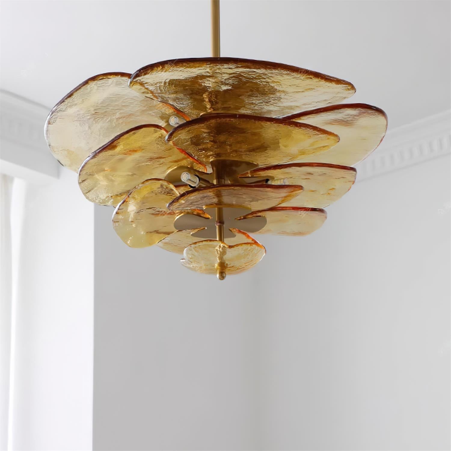 Люстра Petals Gold Murano