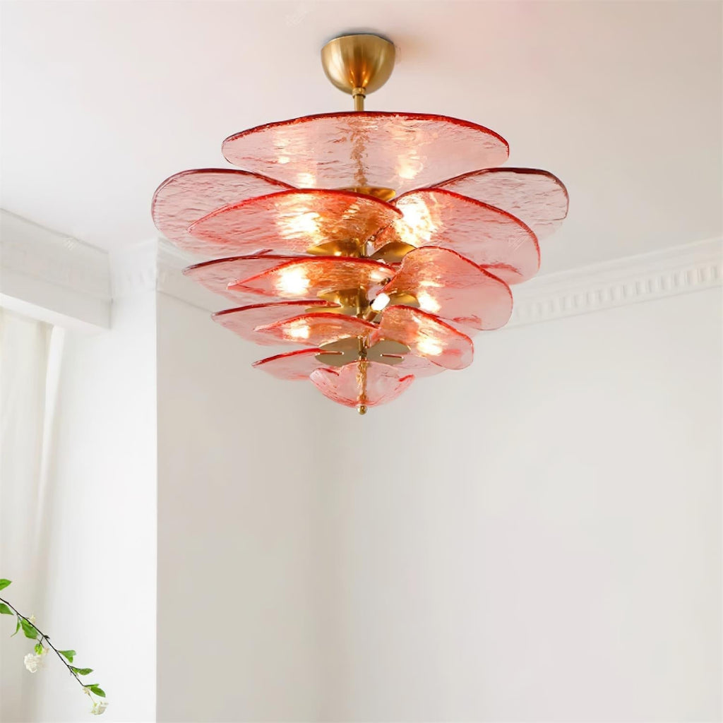Люстра Petals Gold Murano