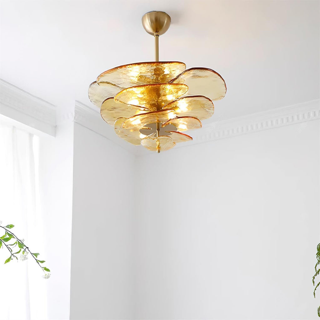 Люстра Petals Gold Murano