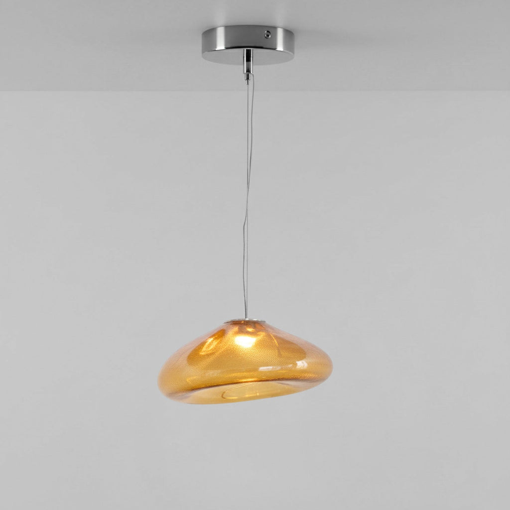 Blown Glass Mesh Pendant Light - DEPRIMO