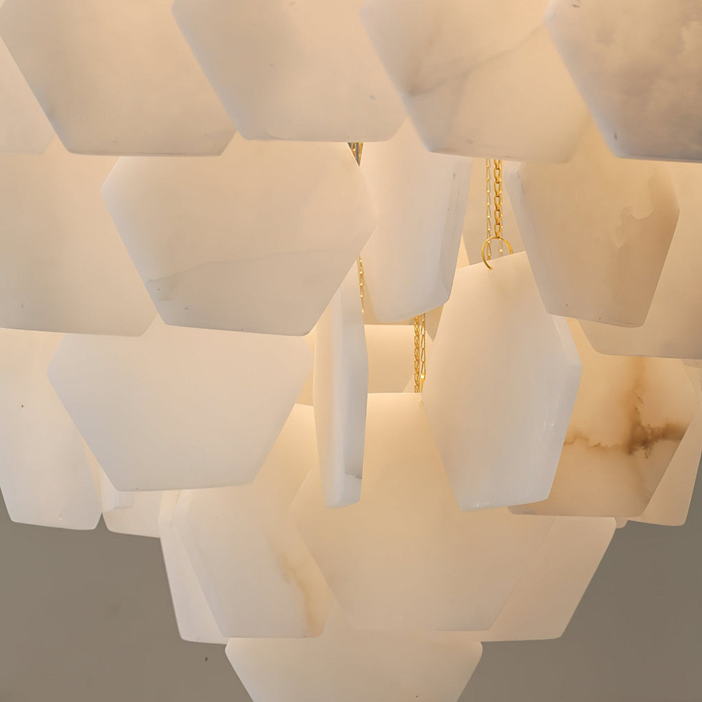Шестигранная каскадная люстра Alabaster