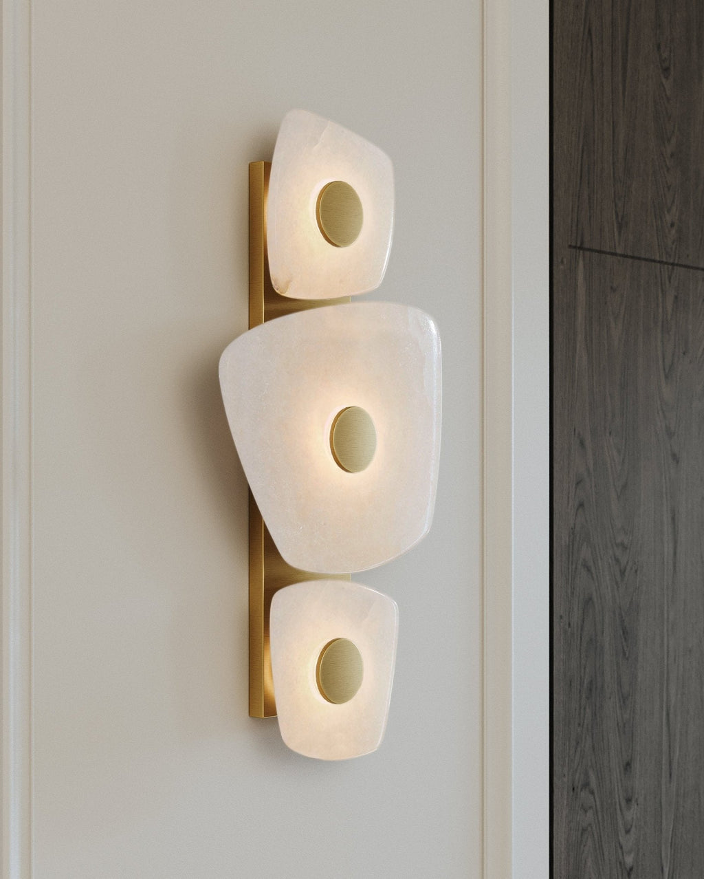 Настінний світильник Holmdel Alabaster
