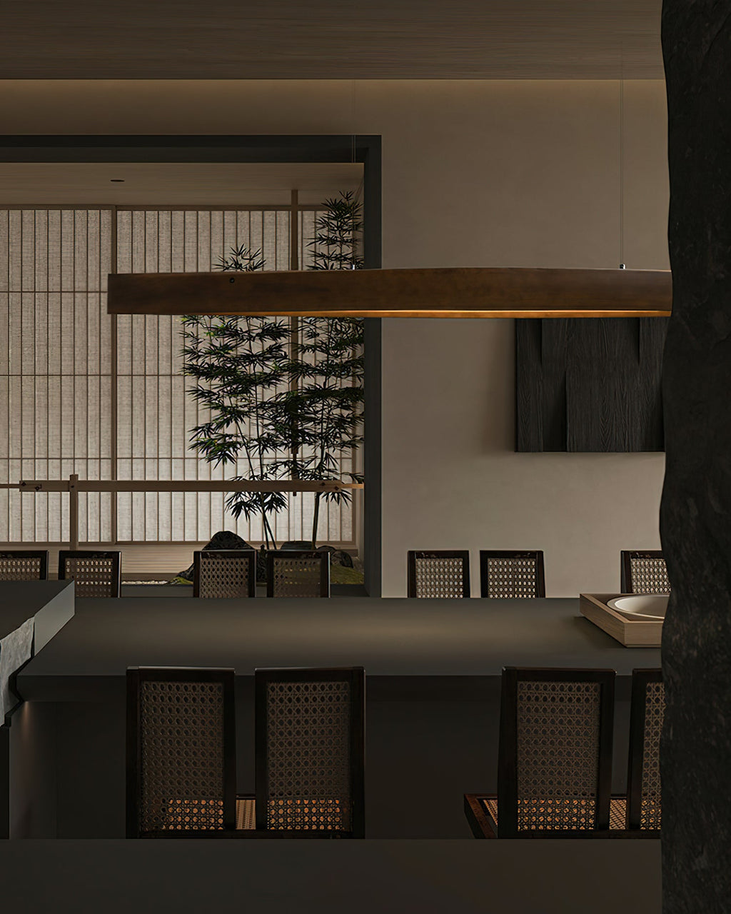 Підвісний світильник Horizon Linear Wood