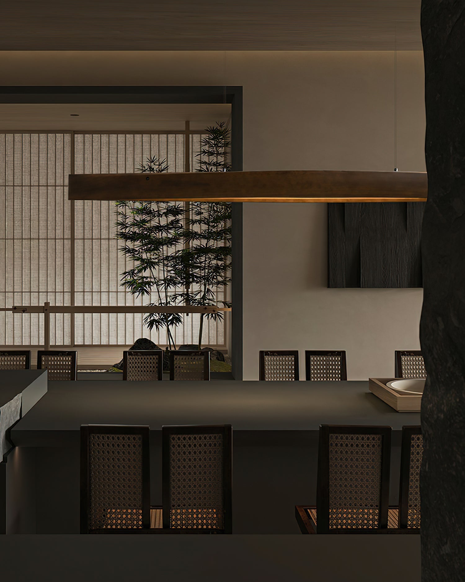 Підвісний світильник Horizon Linear Wood