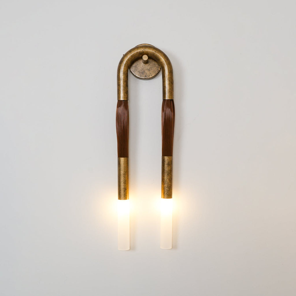 Horsehair Wall Lamp - DEPRIMO