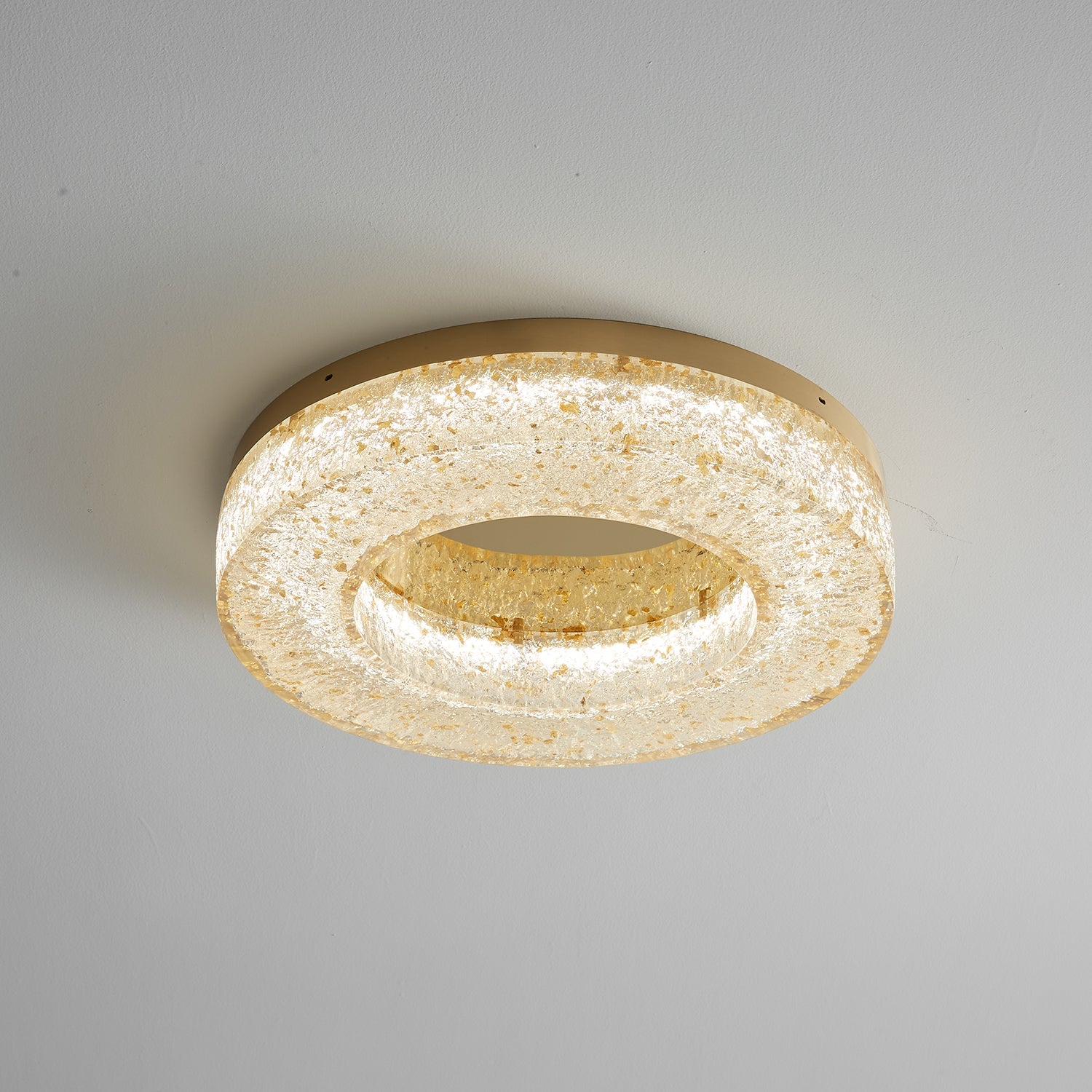 Ice Crack Circle Ceiling Lamp