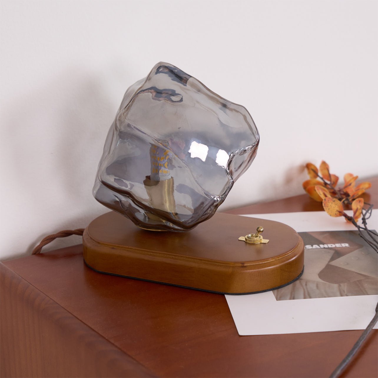 Настільна лампа Ice Stone Glass