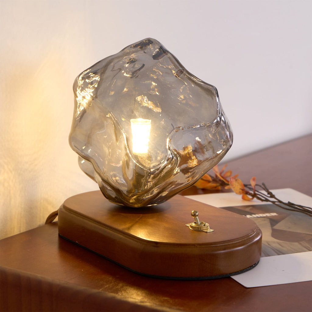 Настільна лампа Ice Stone Glass