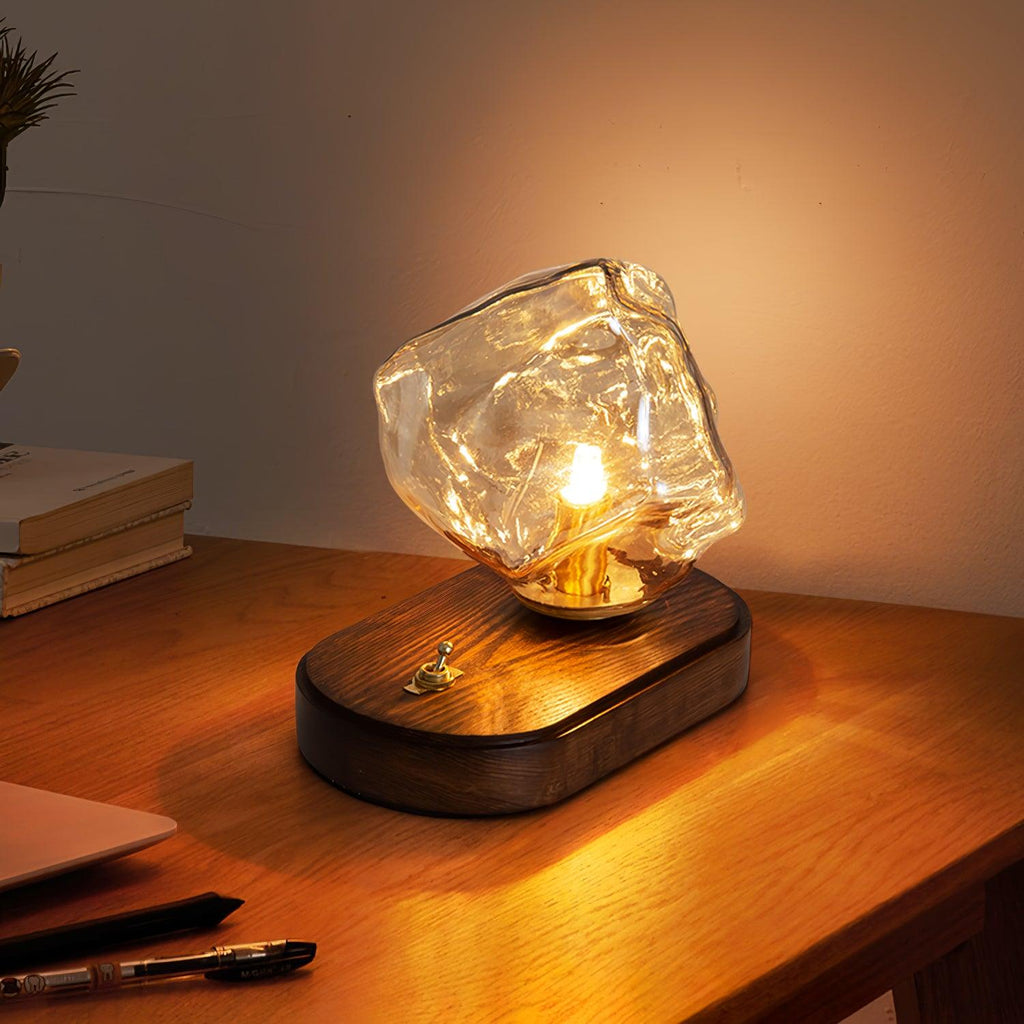 Настільна лампа Ice Stone Glass