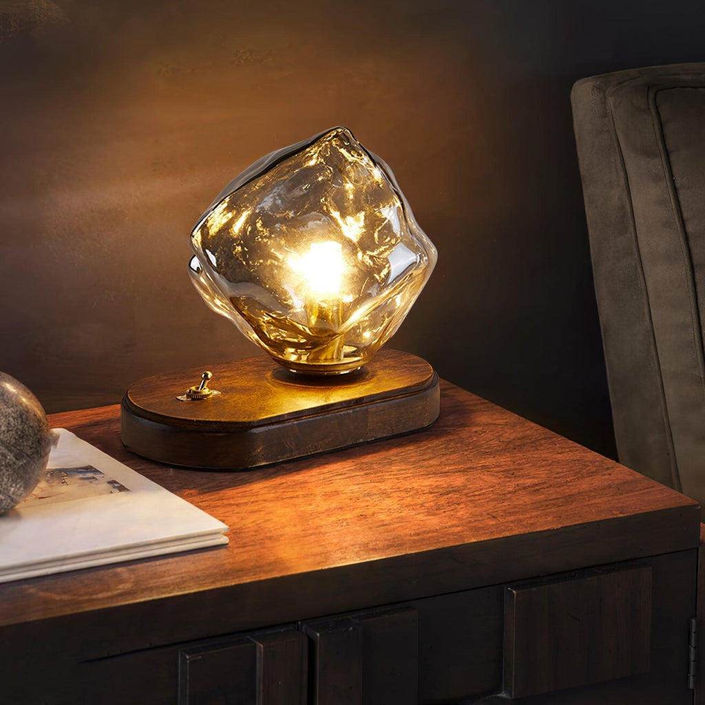 Настільна лампа Ice Stone Glass