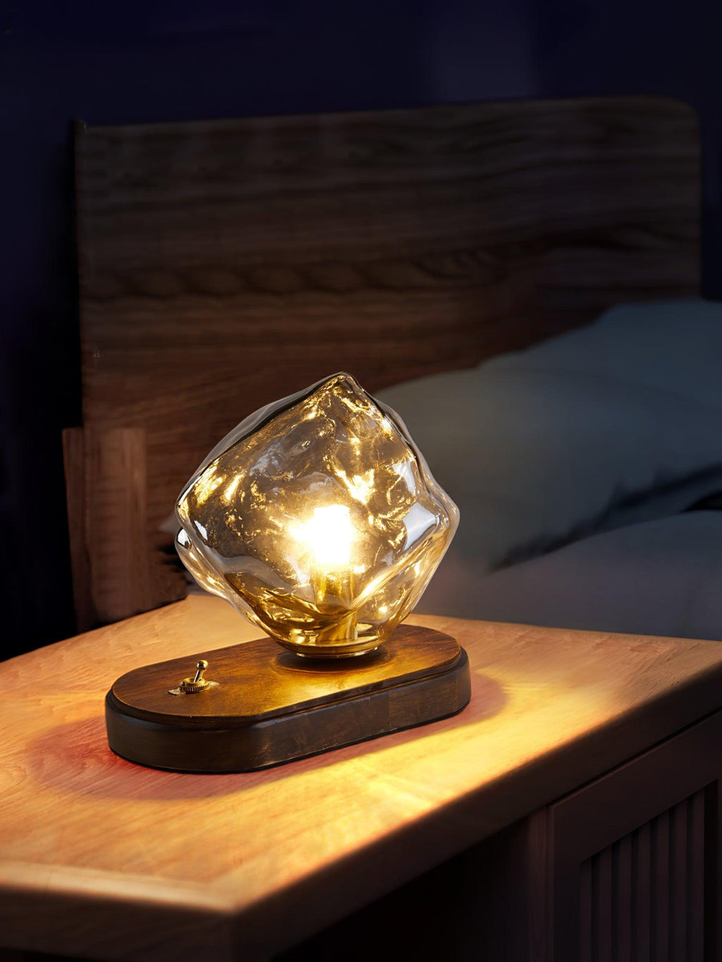 Настільна лампа Ice Stone Glass