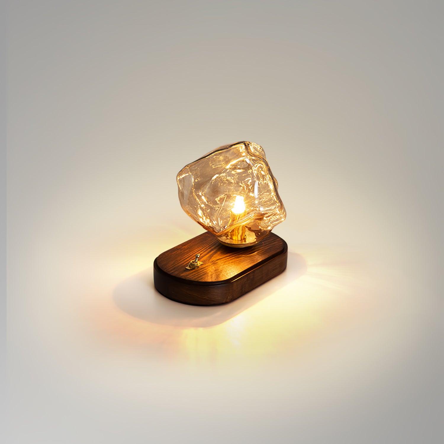Настільна лампа Ice Stone Glass