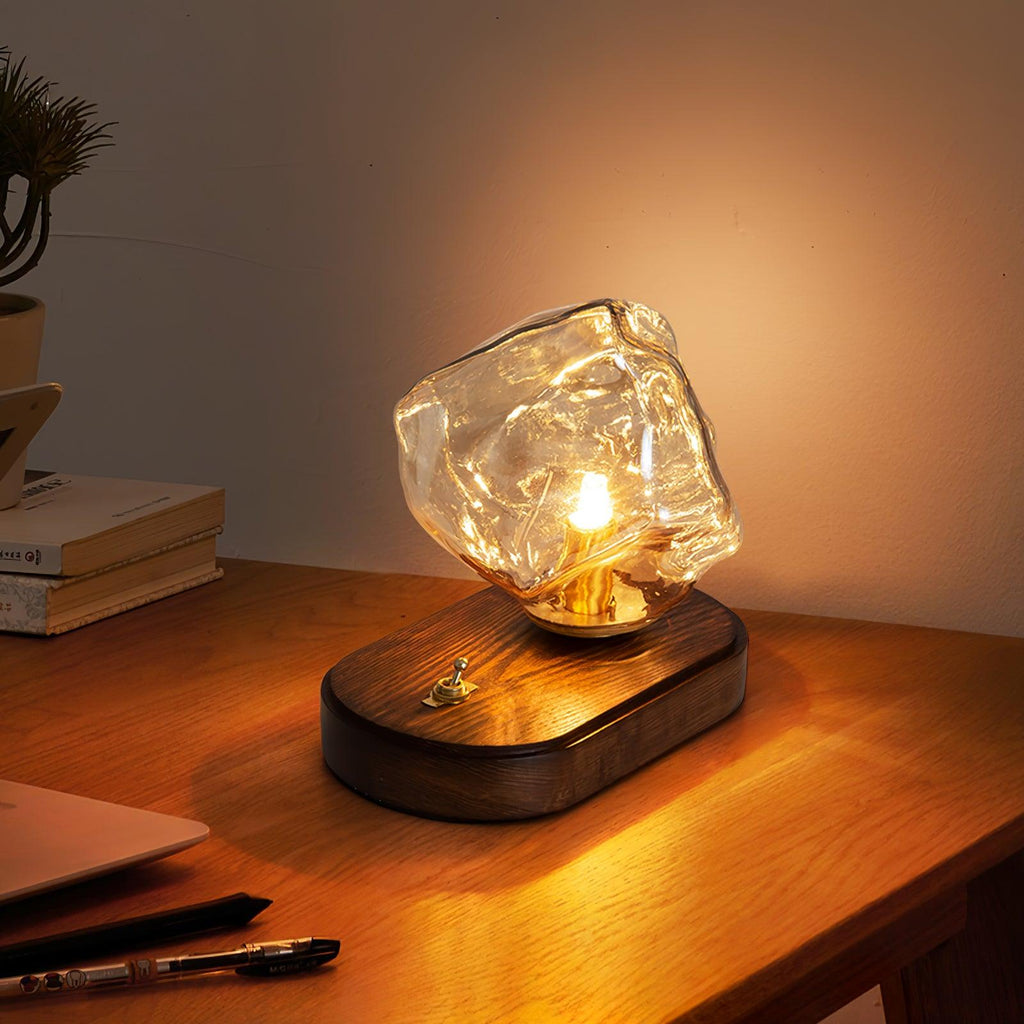 Настільна лампа Ice Stone Glass