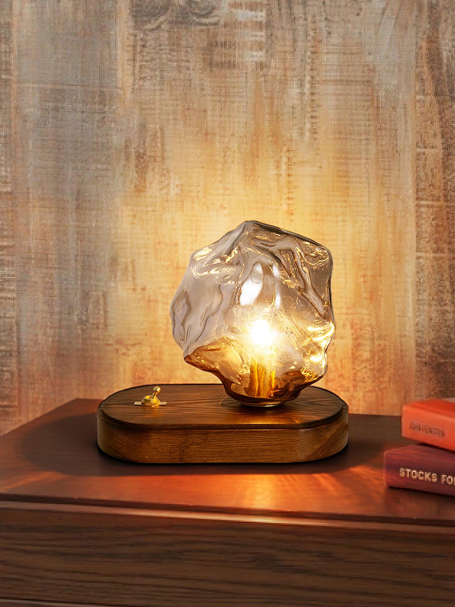 Настільна лампа Ice Stone Glass