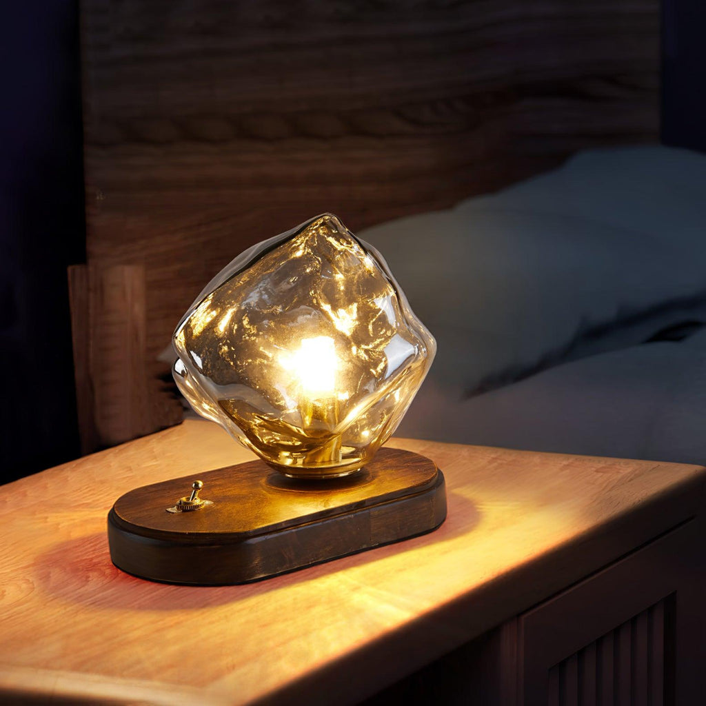 Настільна лампа Ice Stone Glass