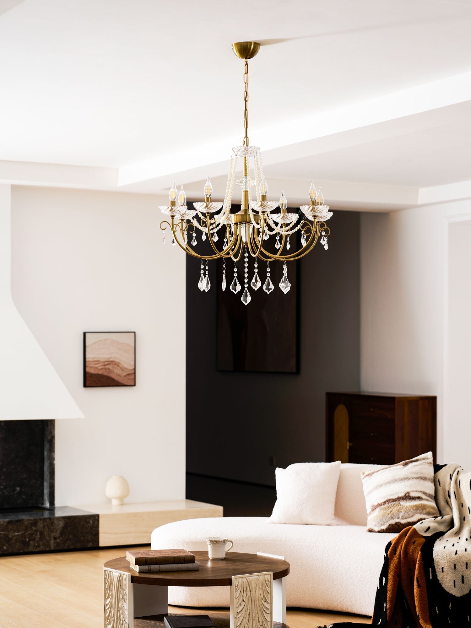 Хрустальная люстра Imperial Pearl