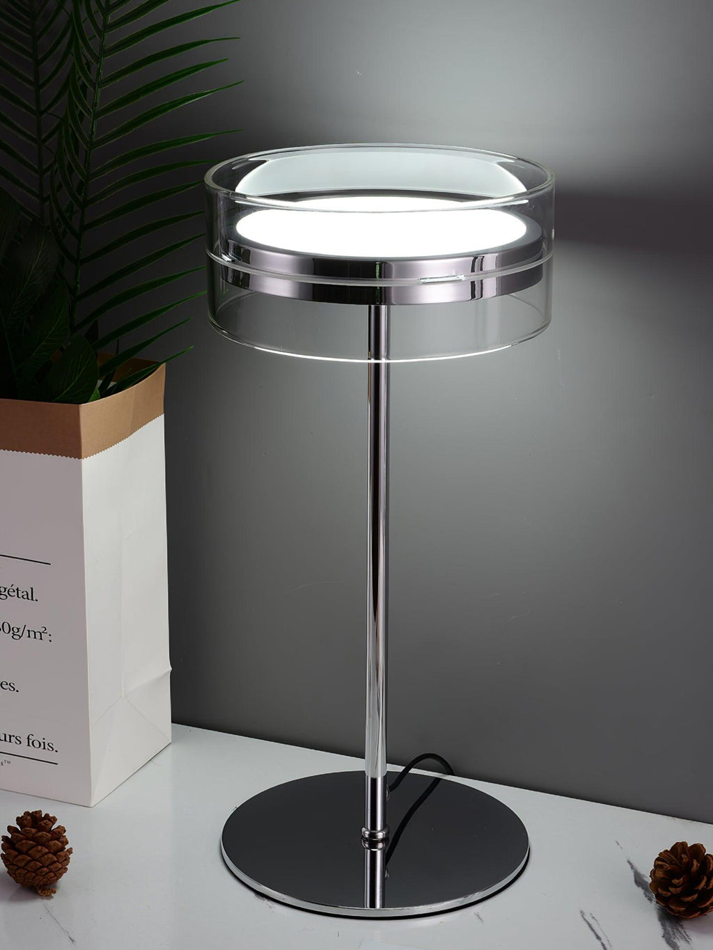 Настільна лампа Impex Florina Chrome