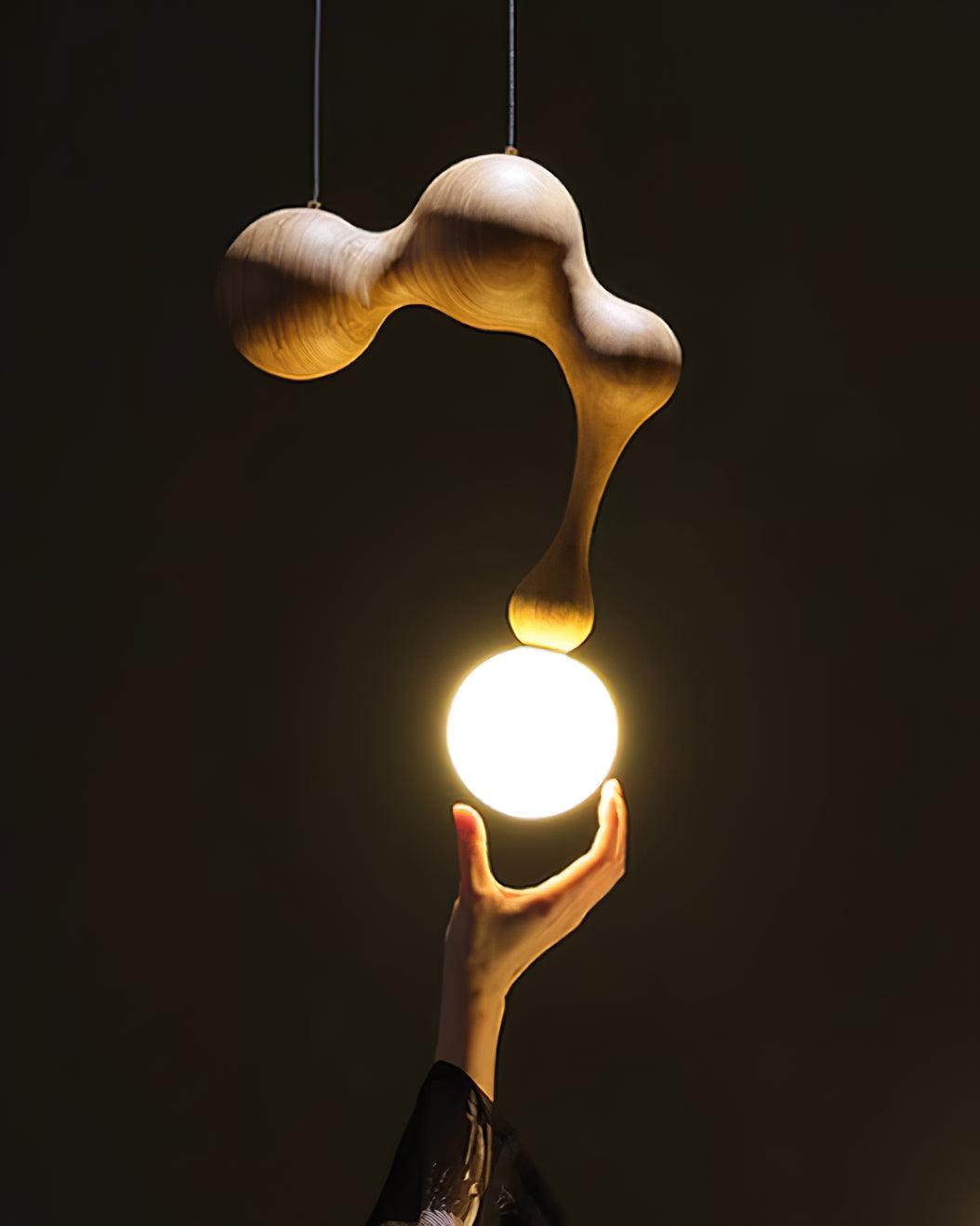 Подвесной светильник Jenna Wooden
