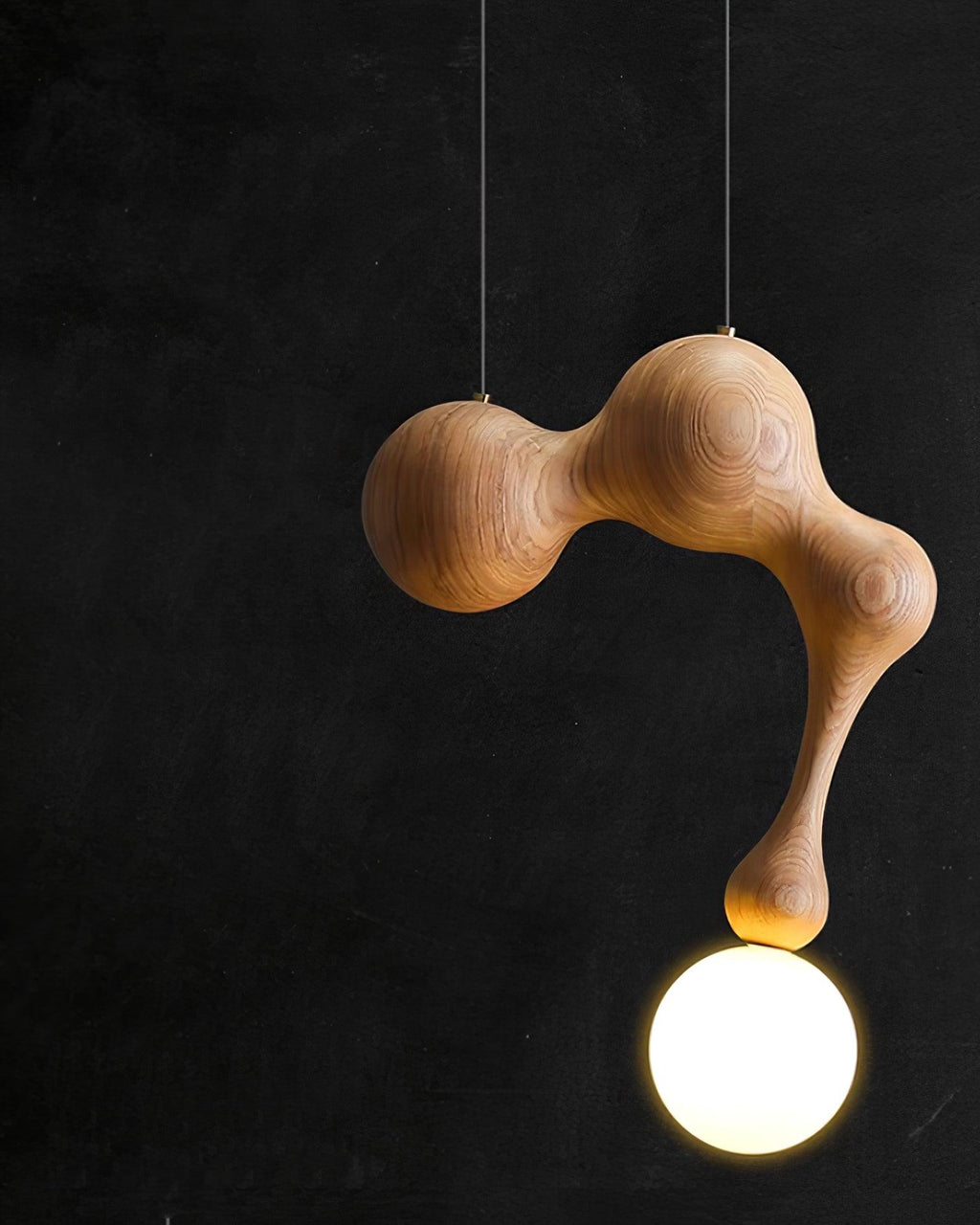 Подвесной светильник Jenna Wooden