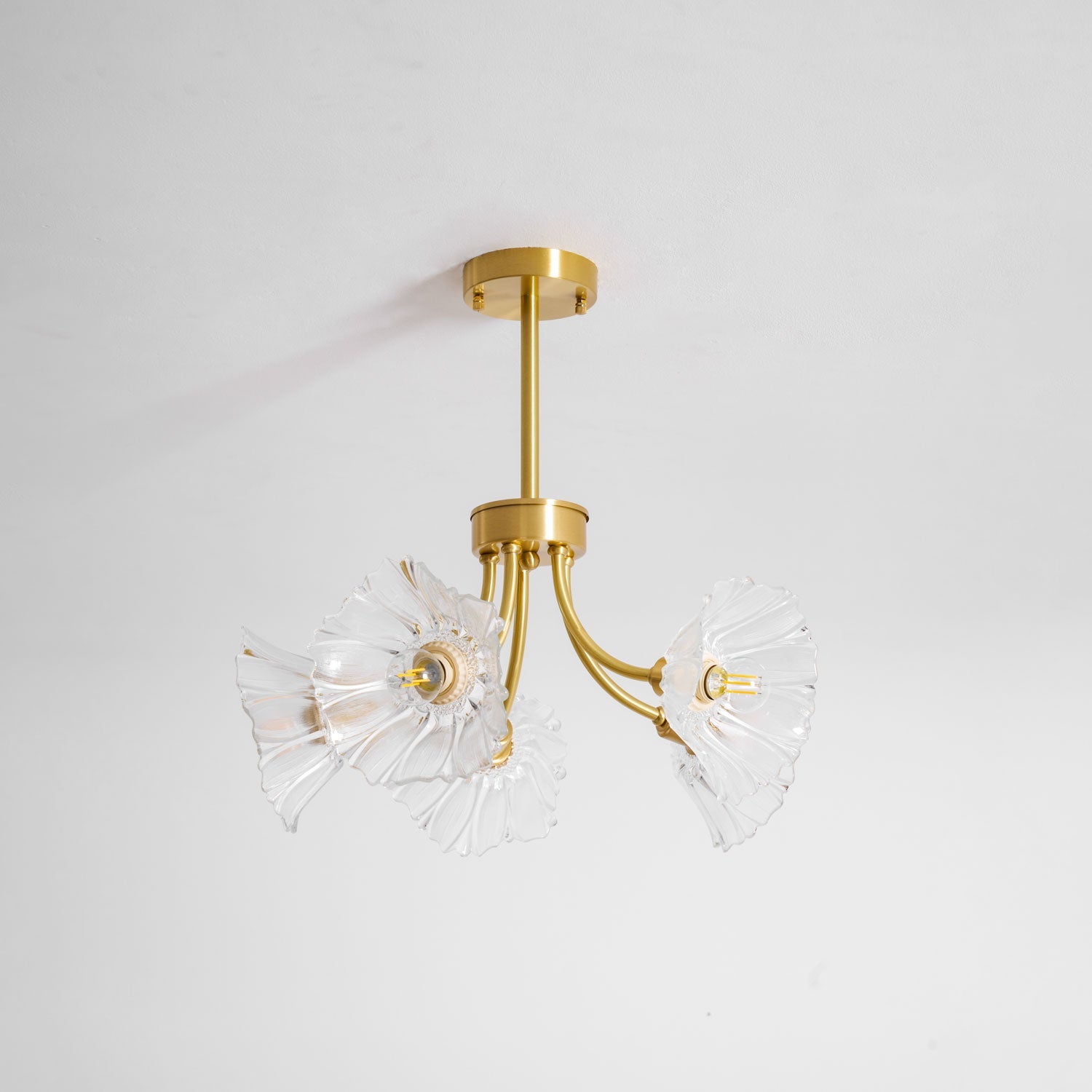 Скляна люстра Kalin Flower