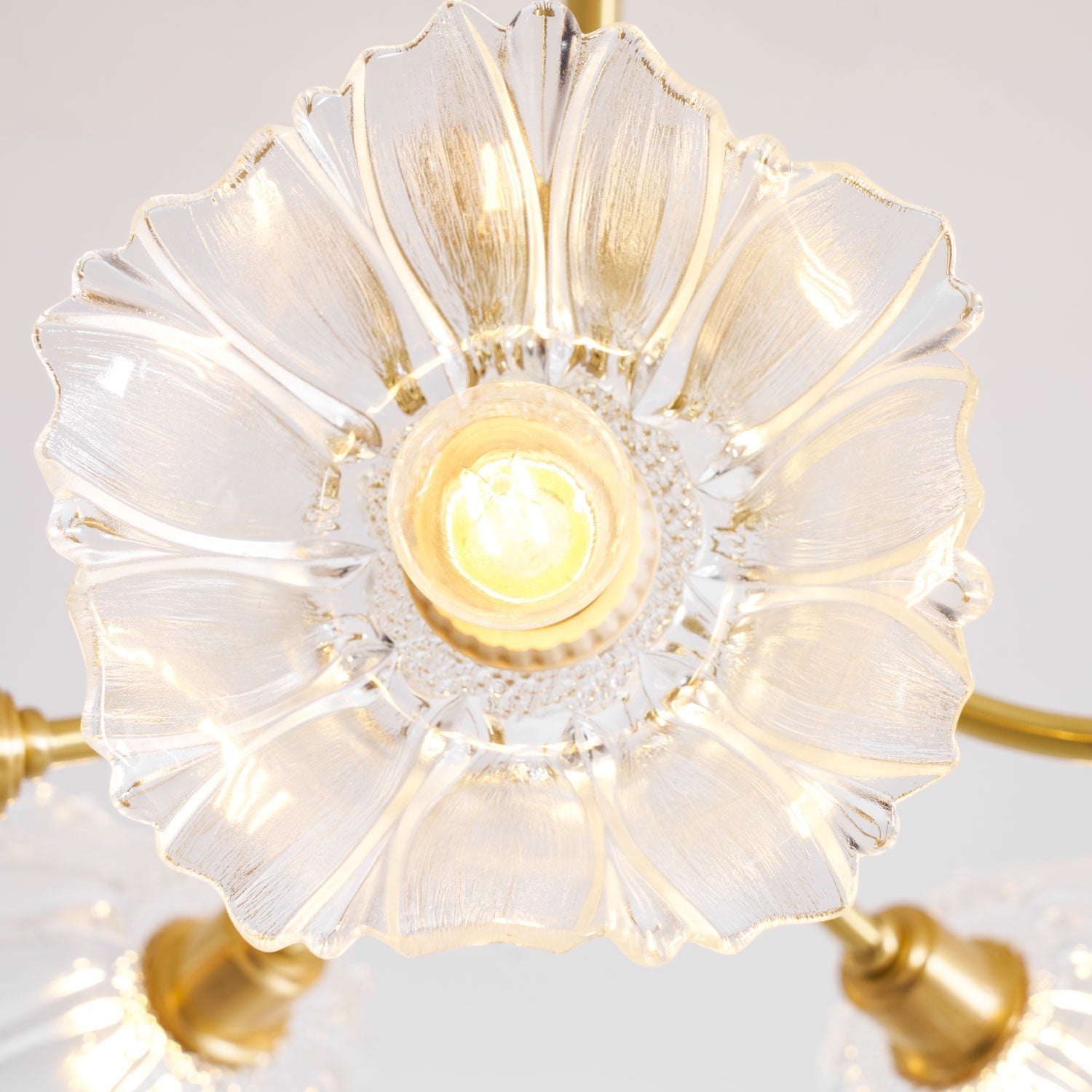 Скляна люстра Kalin Flower