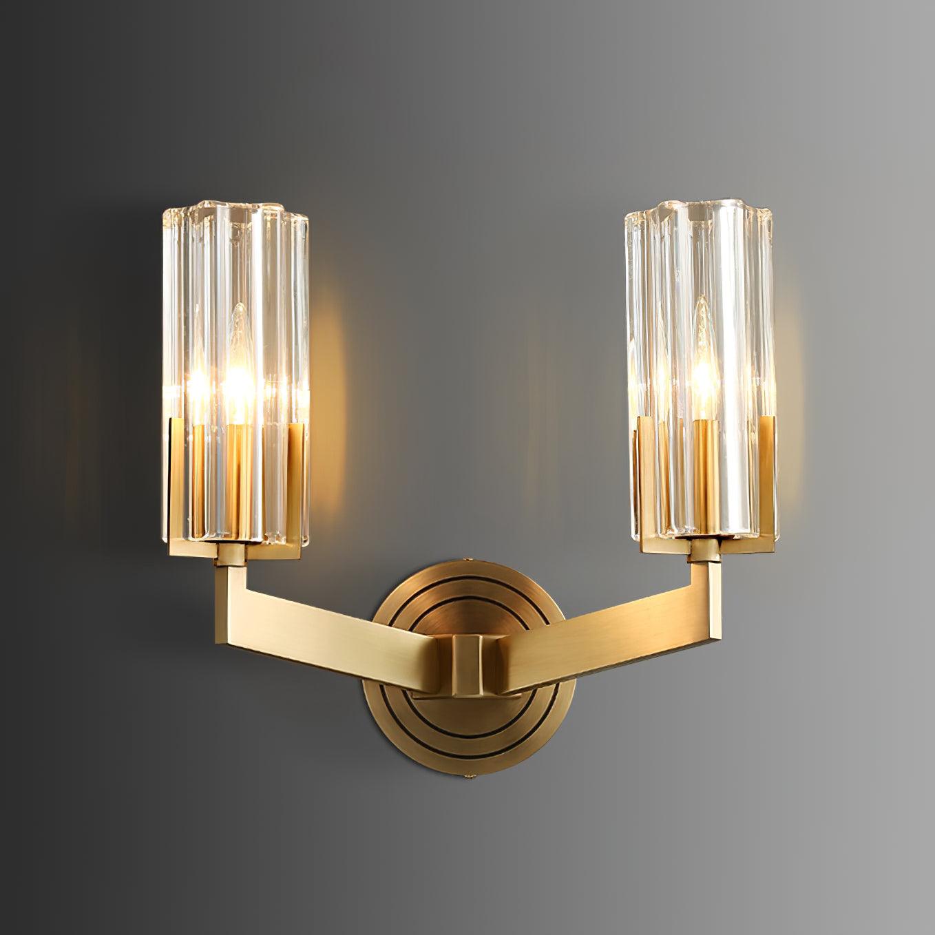 Kayla Brass Wall Lamp - Vakkerlight