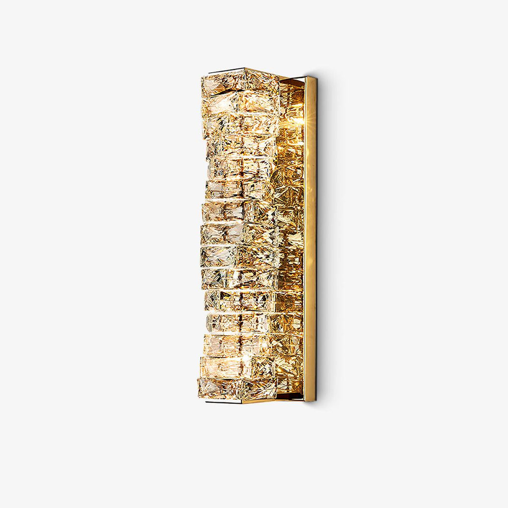 Ламінований кришталевий настінний світильник