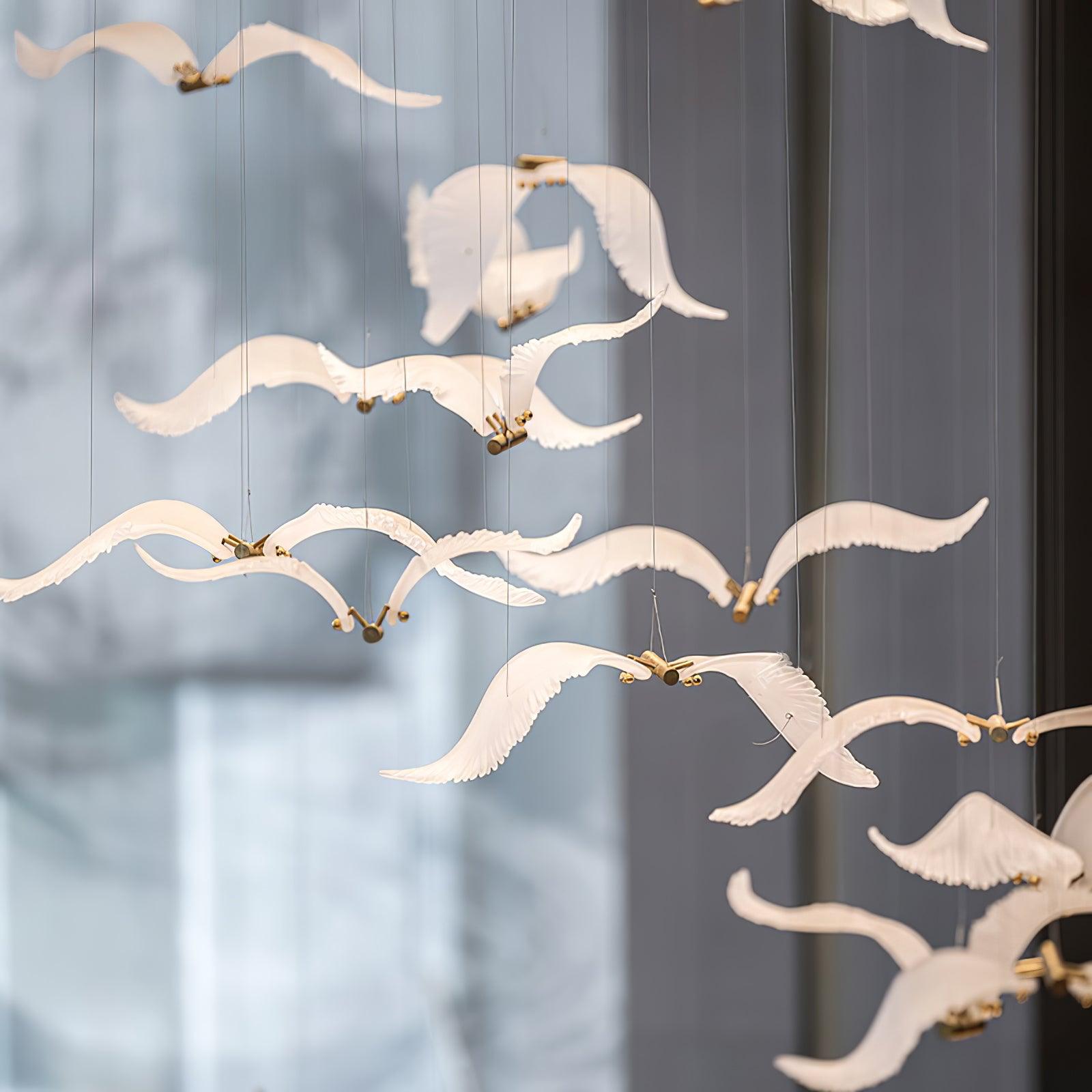 Large Seagull Chandelier - DEPRIMO