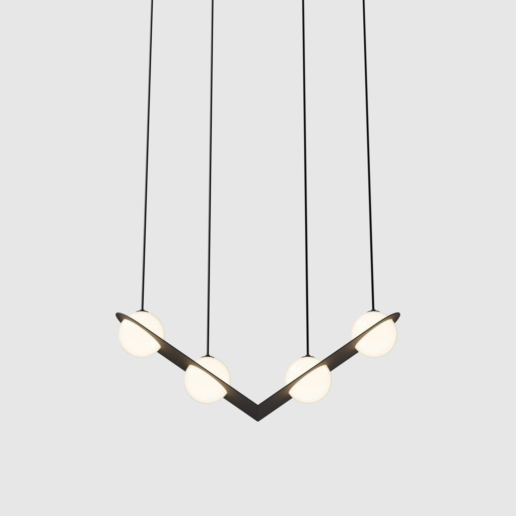 Black Glass Pendant Lamp - DEPRIMO