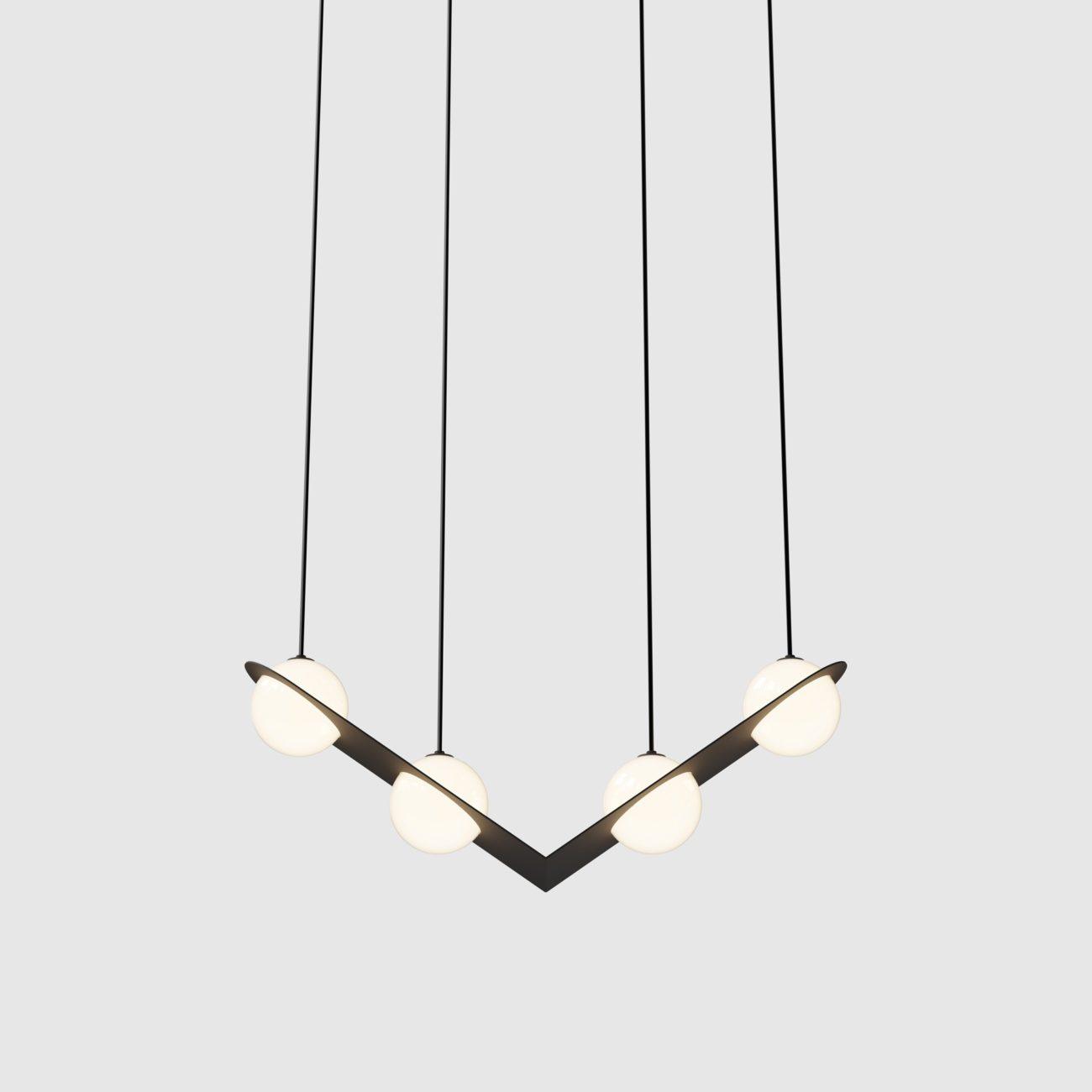 Black Glass Pendant Lamp - DEPRIMO