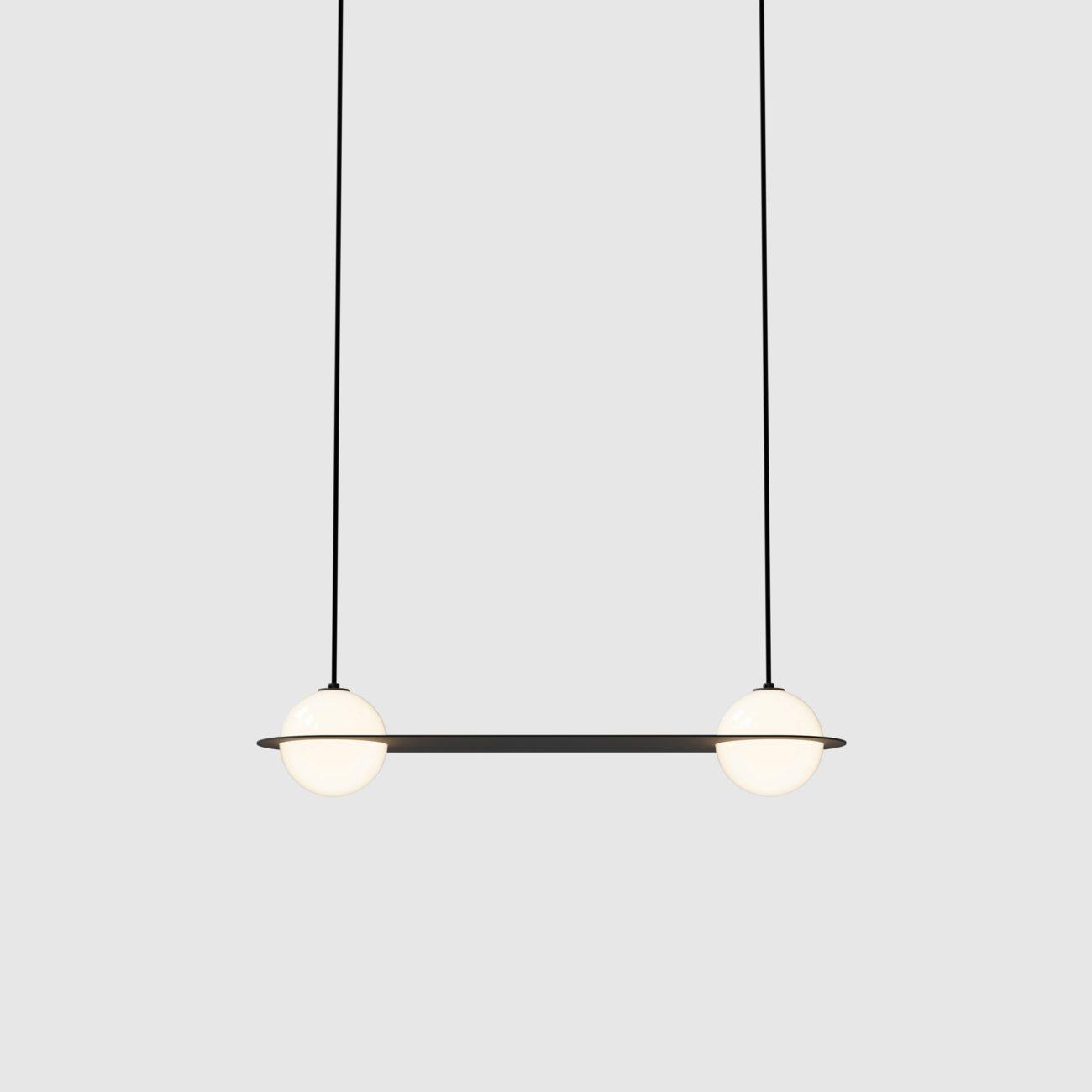 Black Glass Pendant Lamp - DEPRIMO