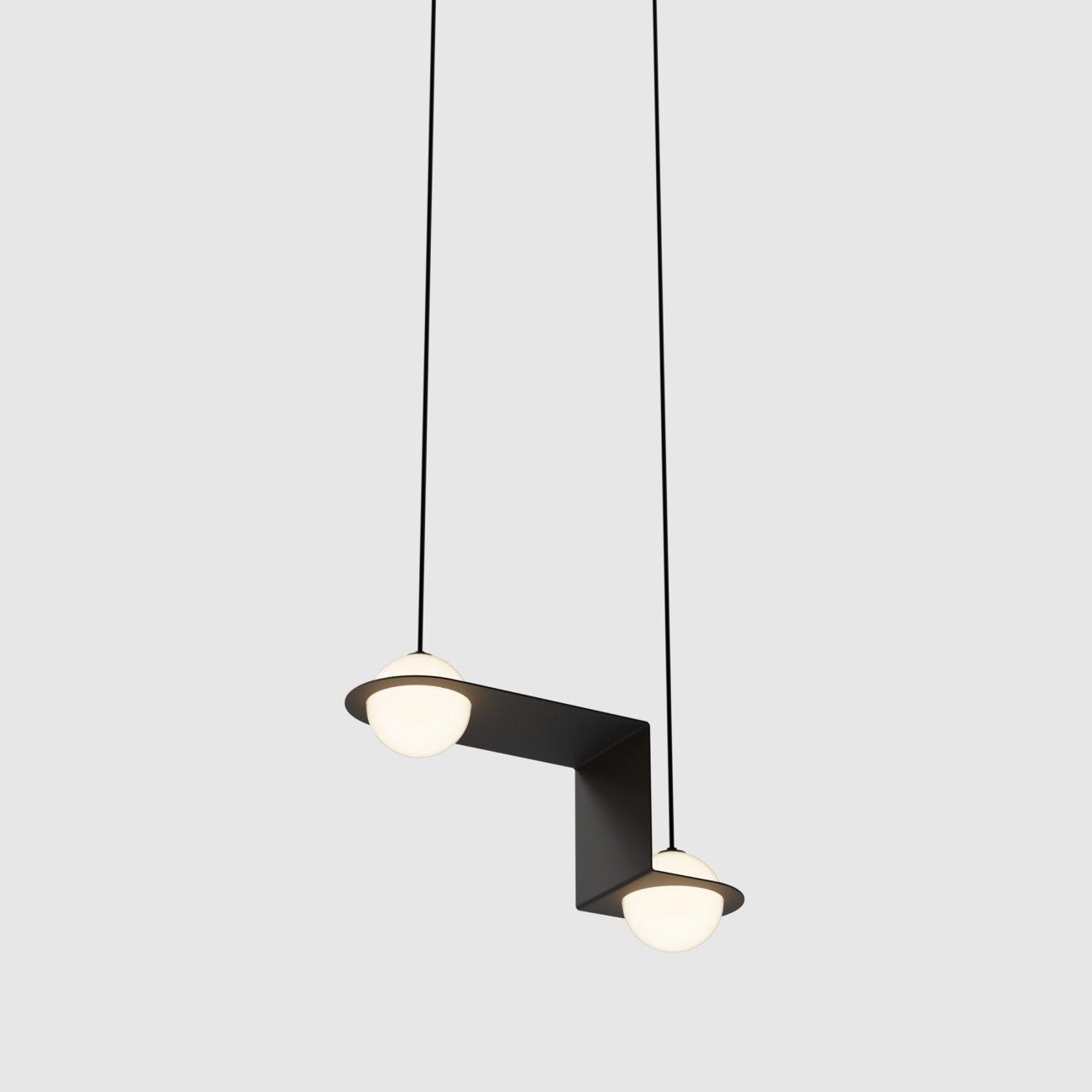 Black Glass Pendant Lamp - DEPRIMO