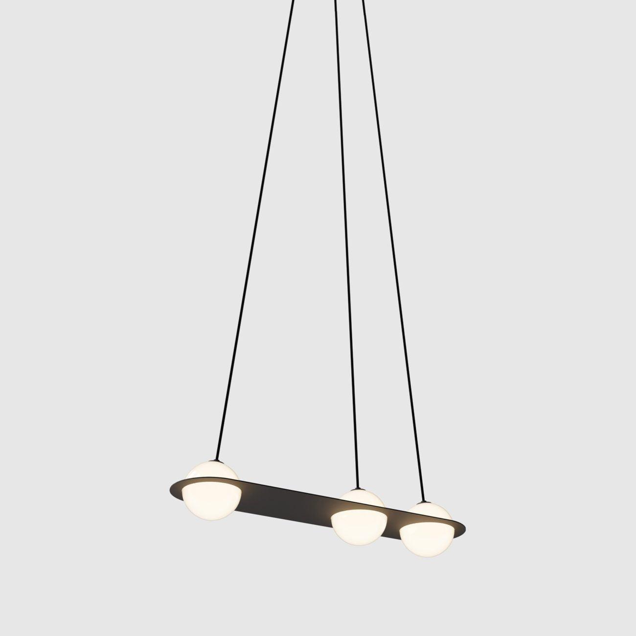 Black Glass Pendant Lamp - DEPRIMO