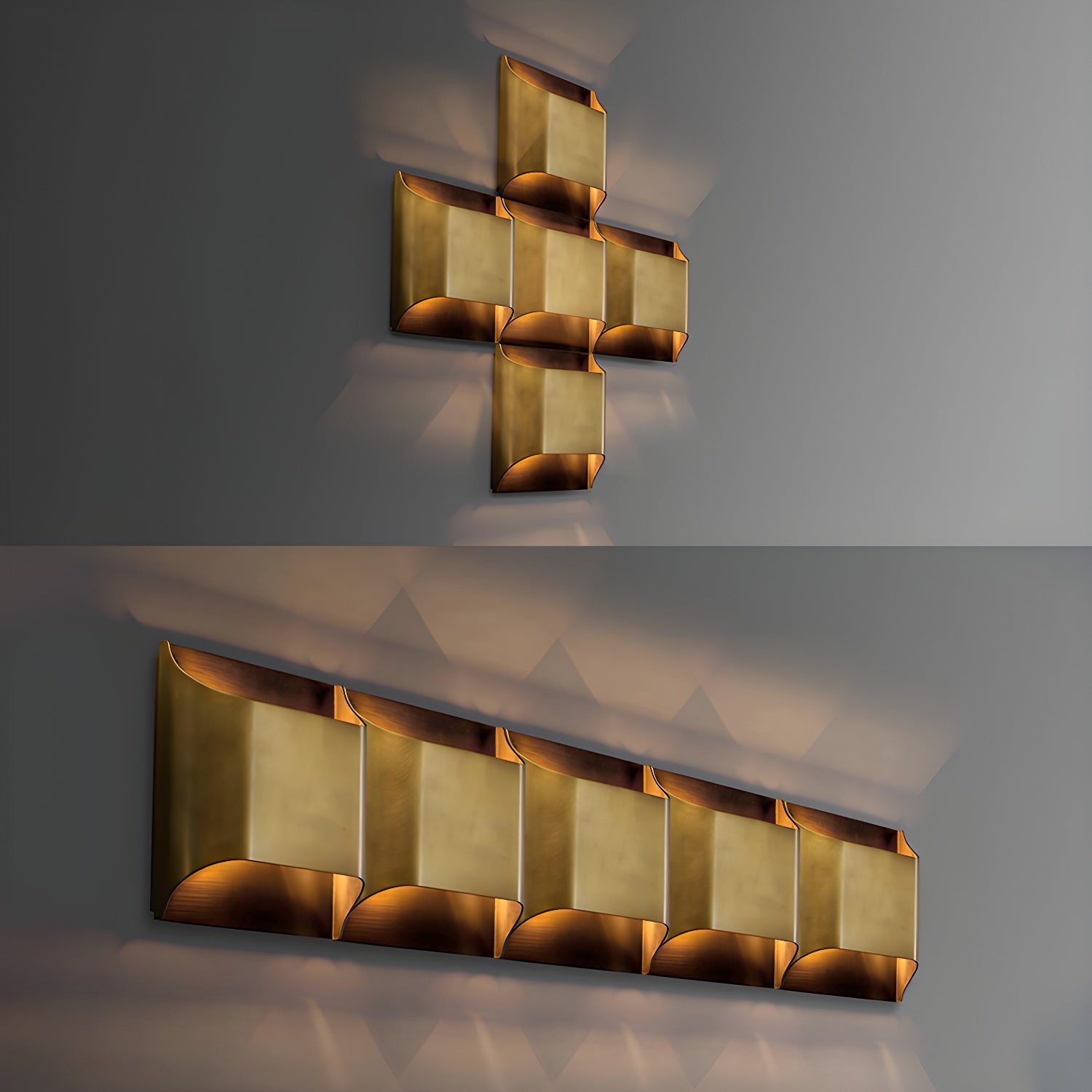Настінний світильник Leclerc Brass