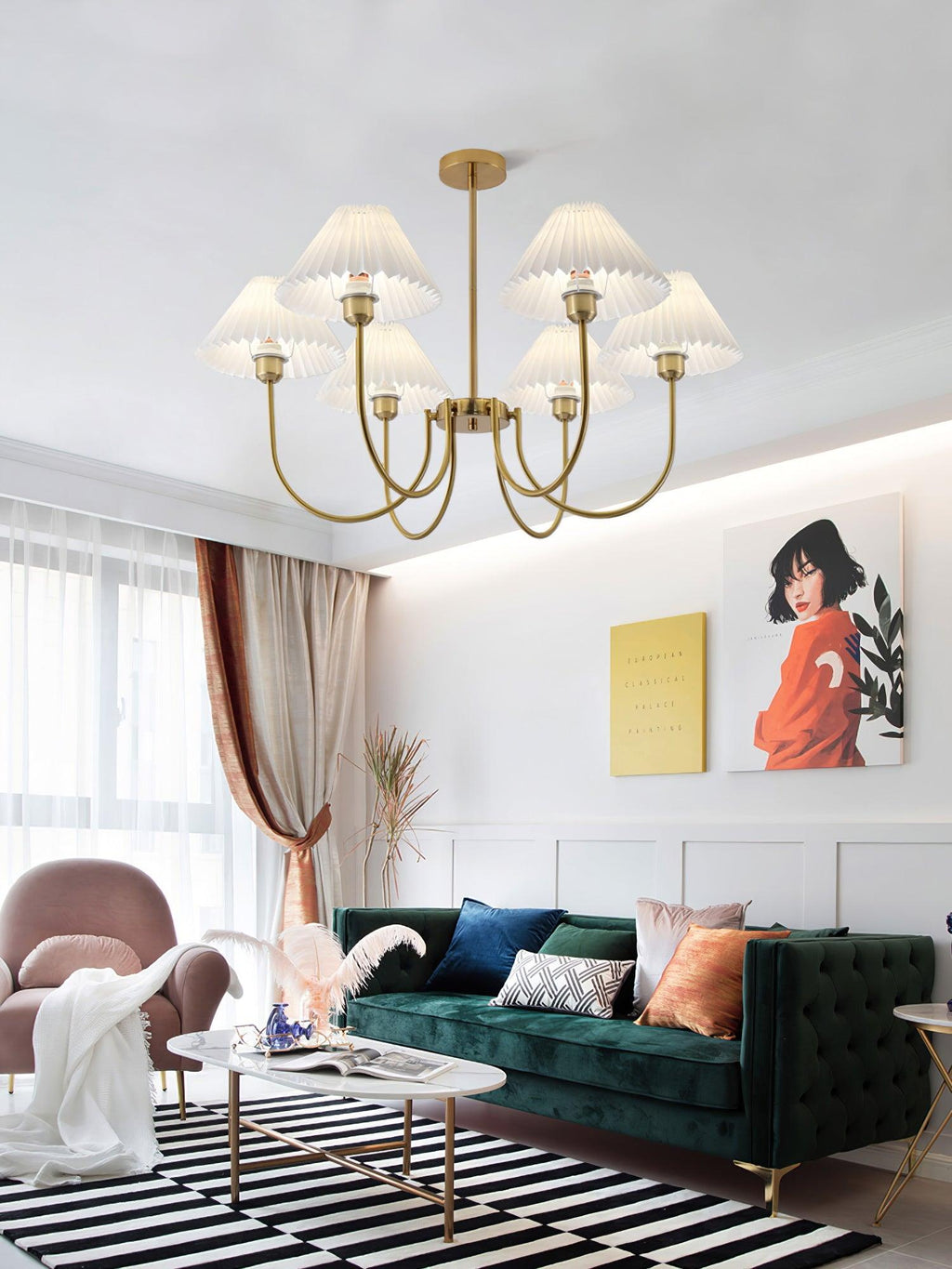 Люстра Lenore Pleated